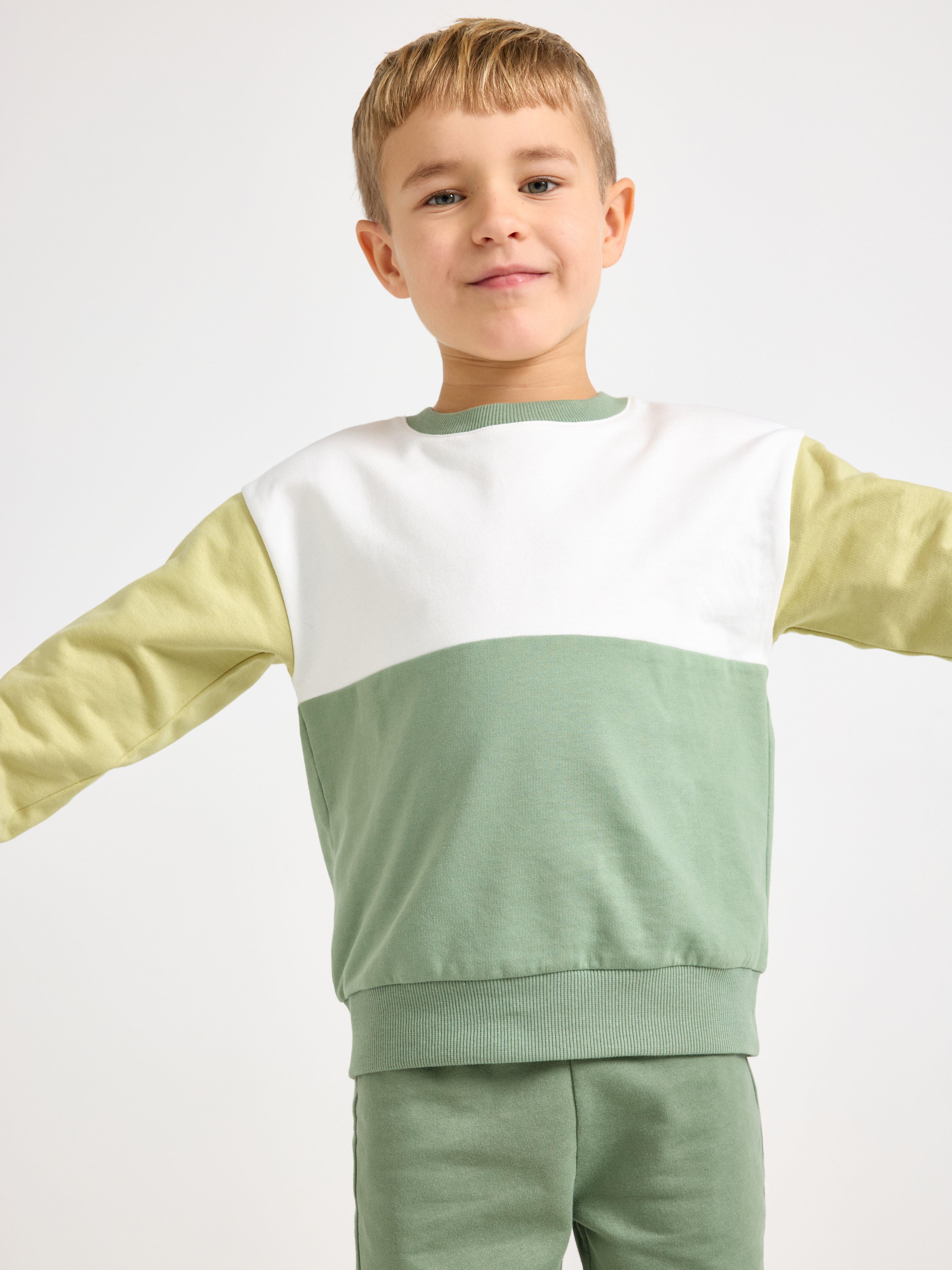 Collegegenser - Barn - Khaki