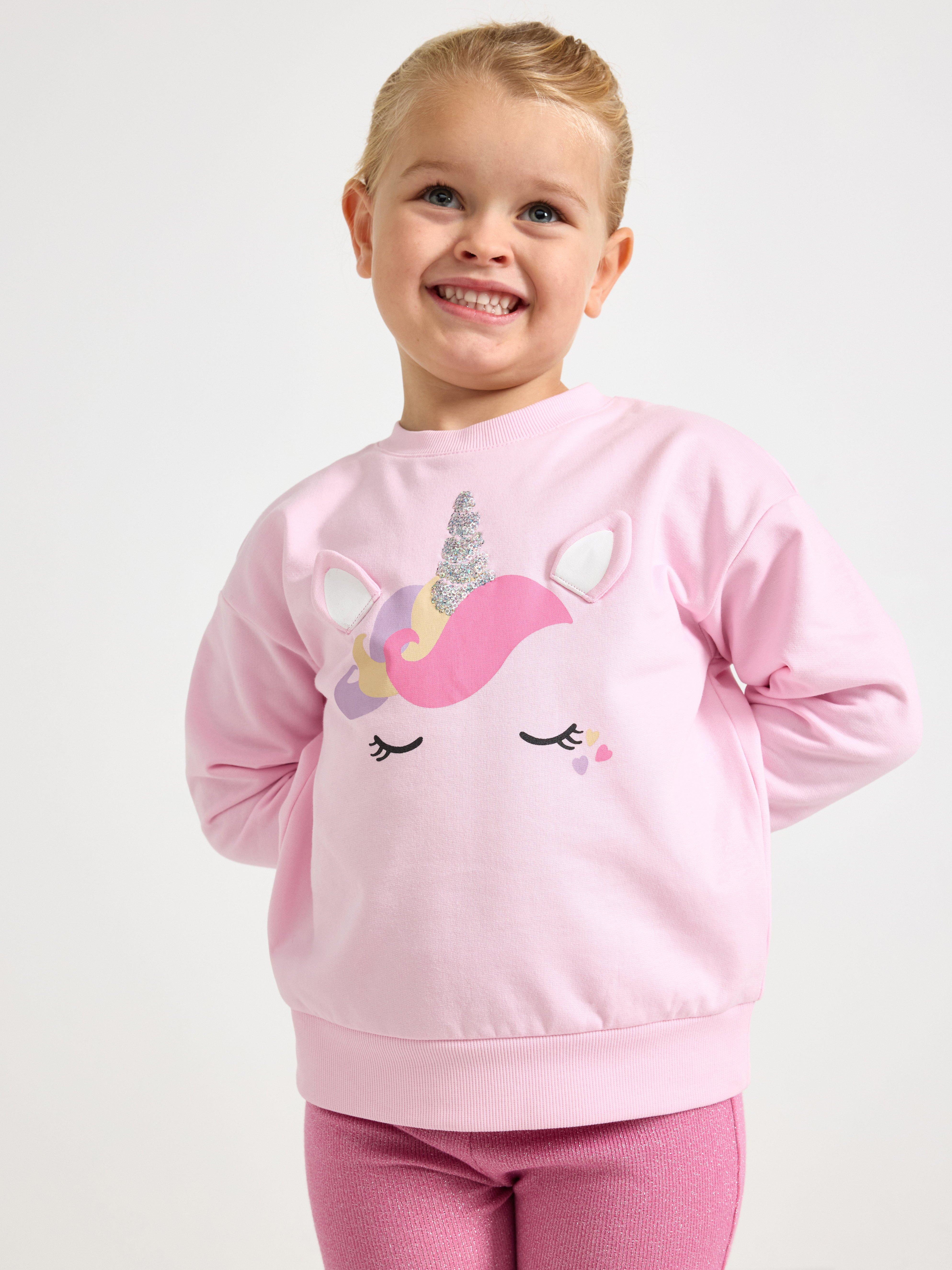 Sweatshirt - Barn - Rosa