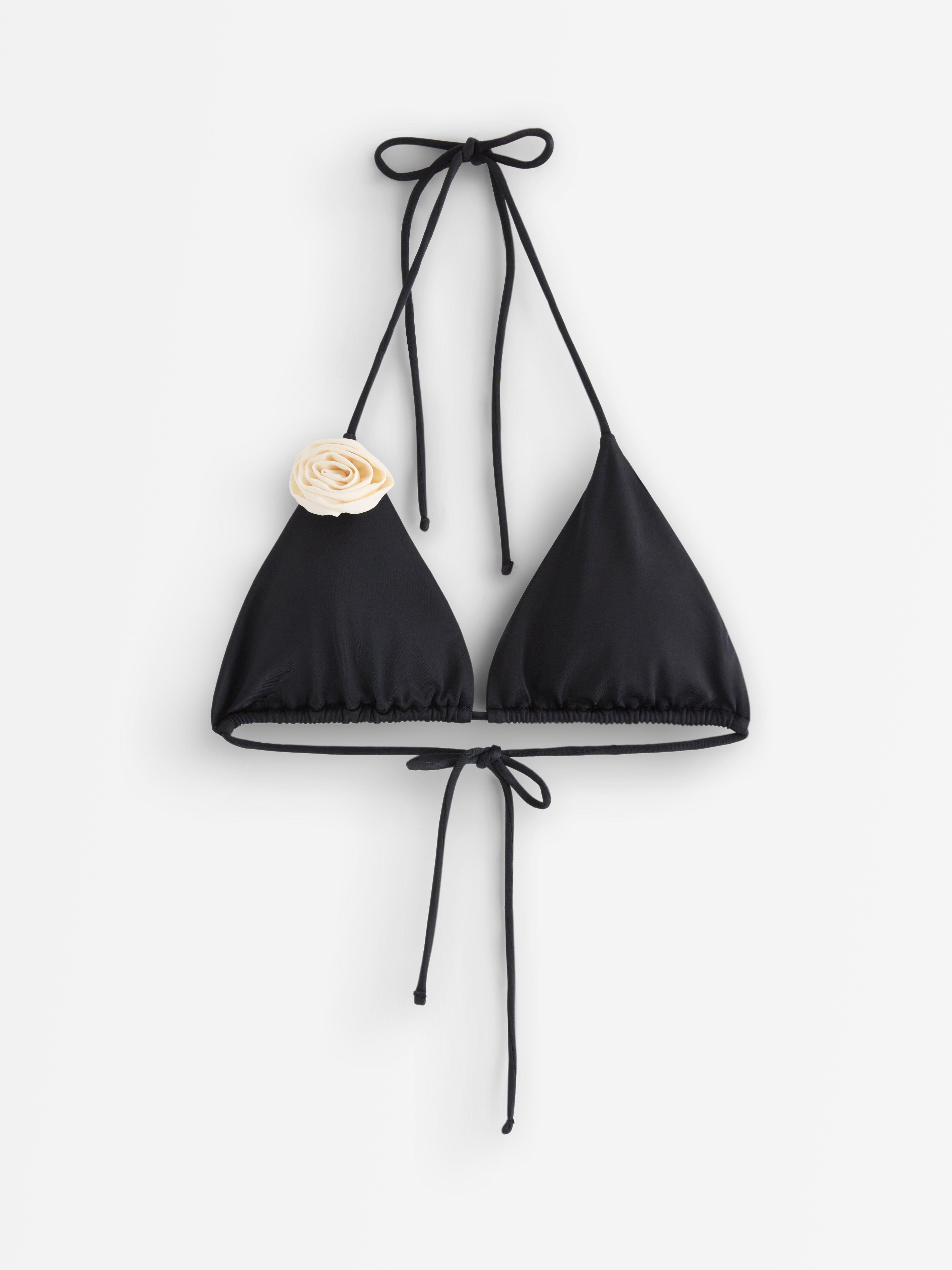 Trojuholníková podprsenka - Spodná bielizeň - Čierna