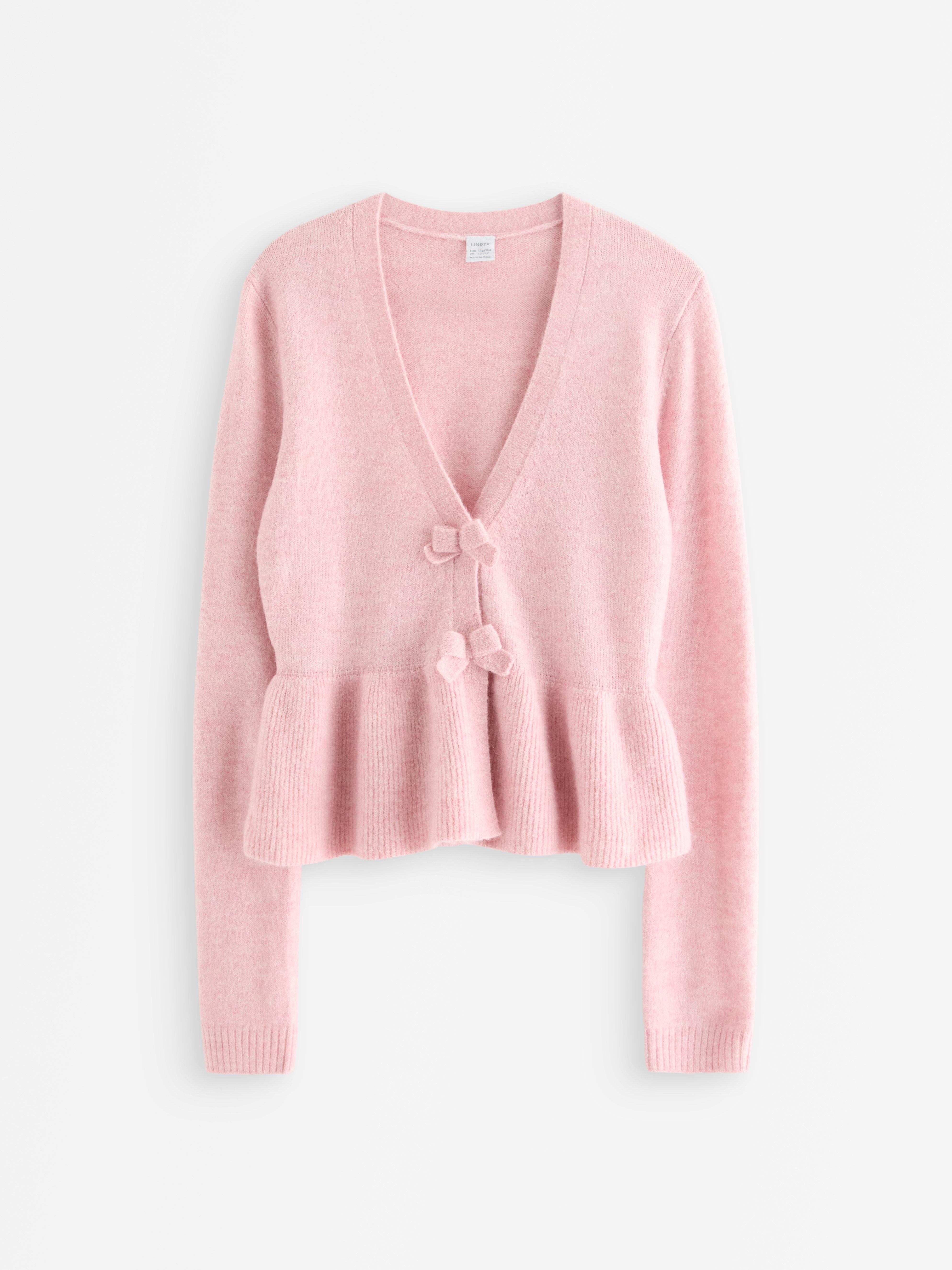 Cardigan - Børn - Lyserød