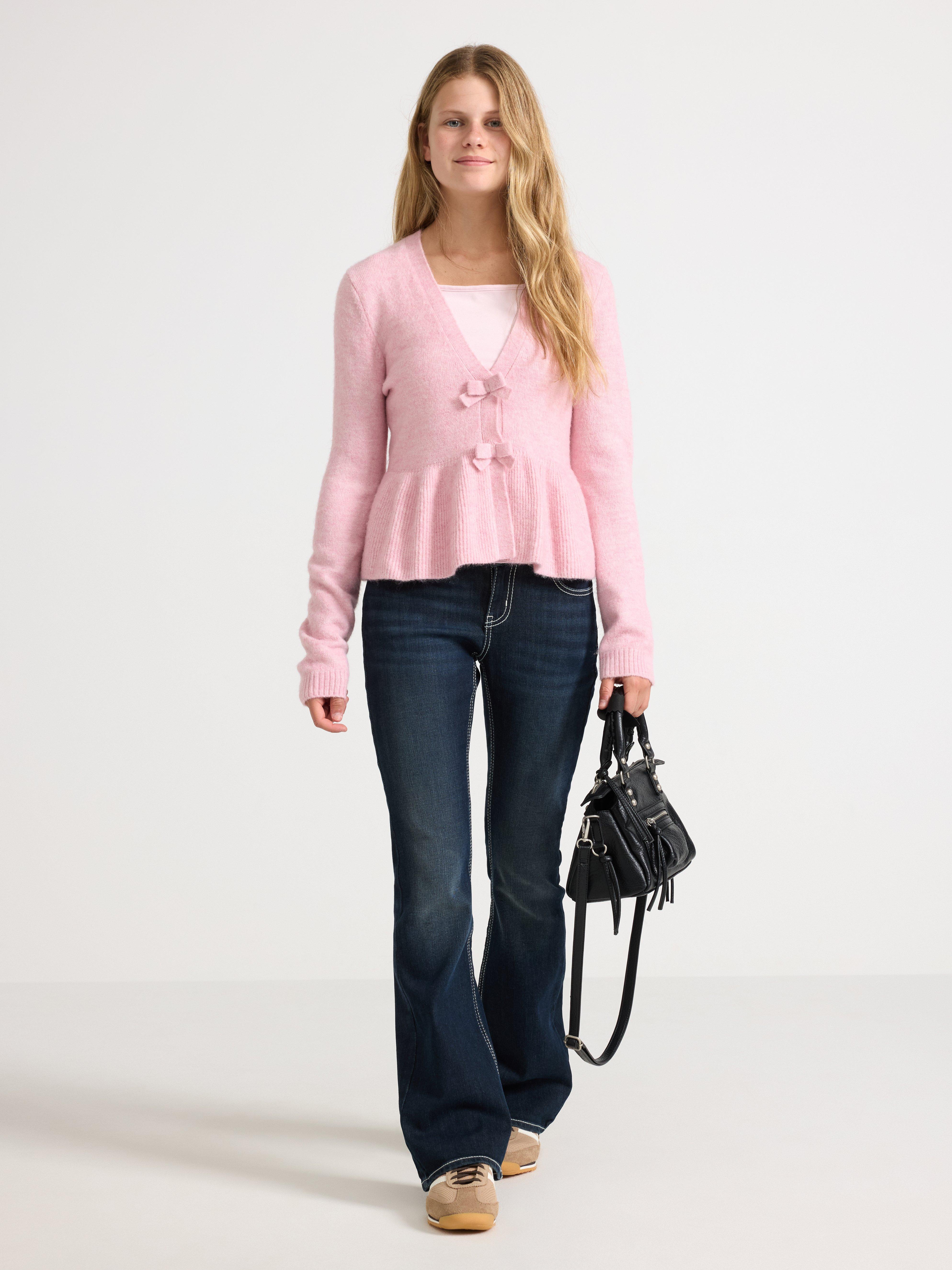 Cardigan - Barn - Rosa