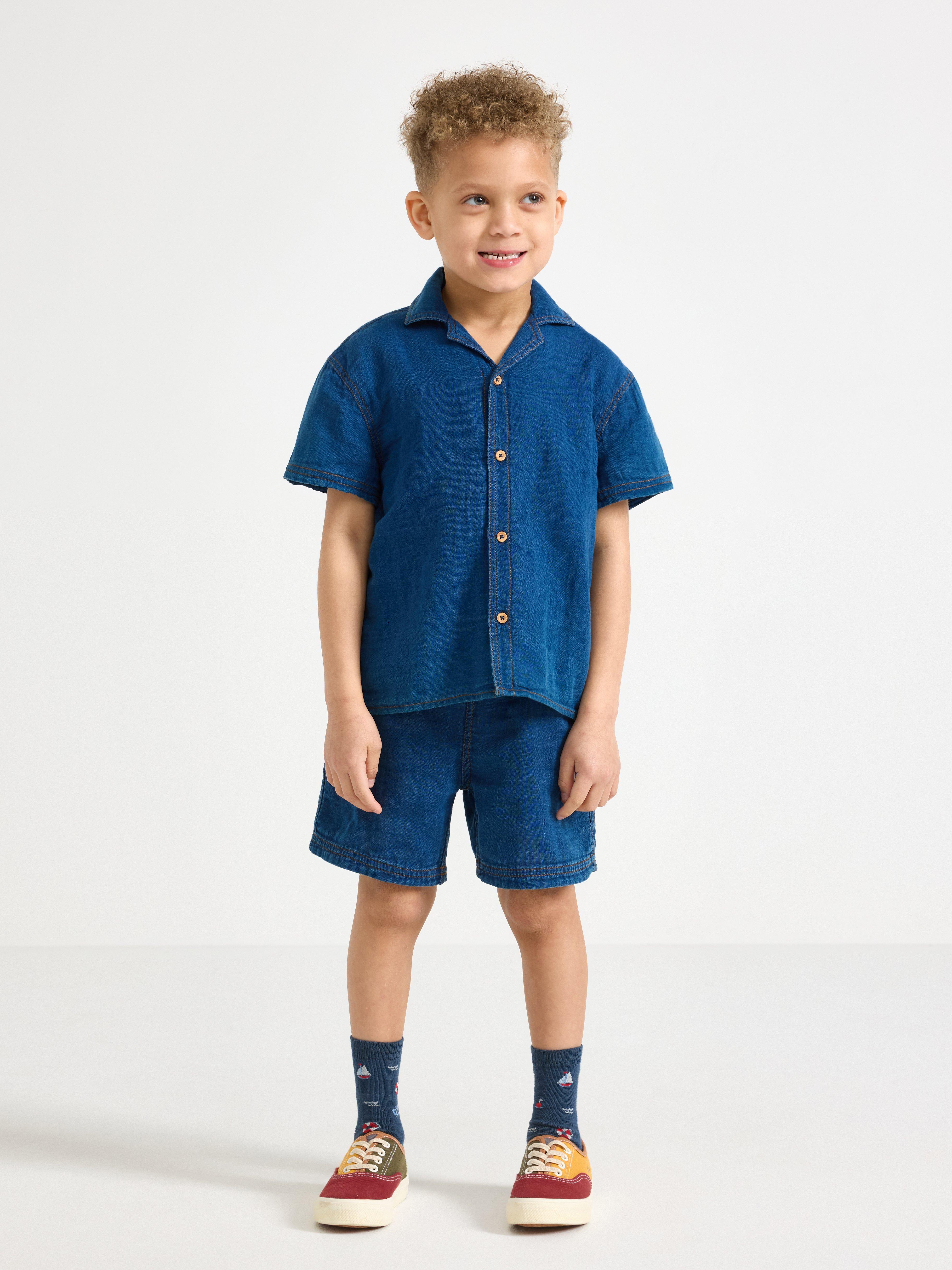 Shorts - Kids Wear - Blue