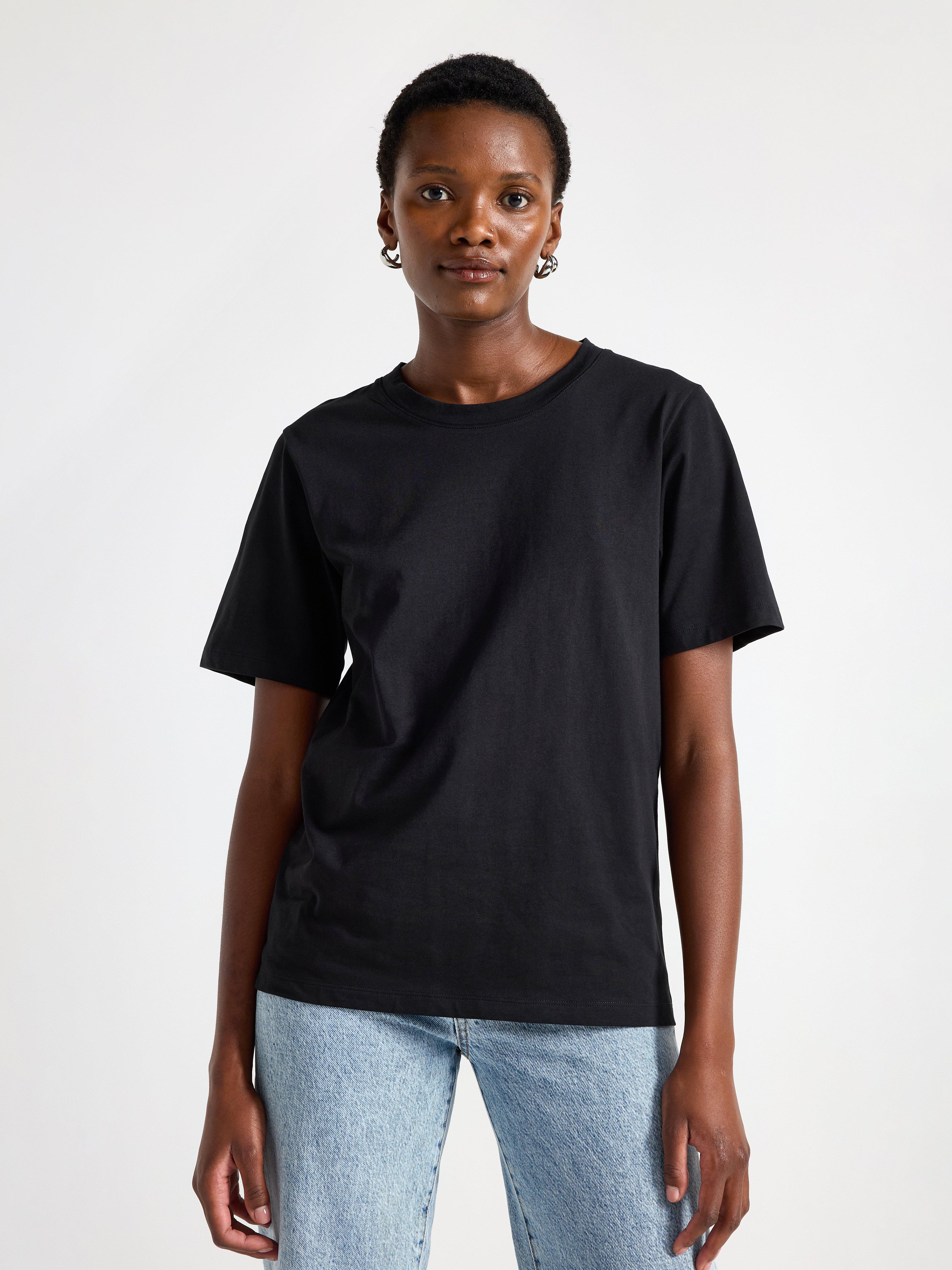 T-shirt - Dame - Sort