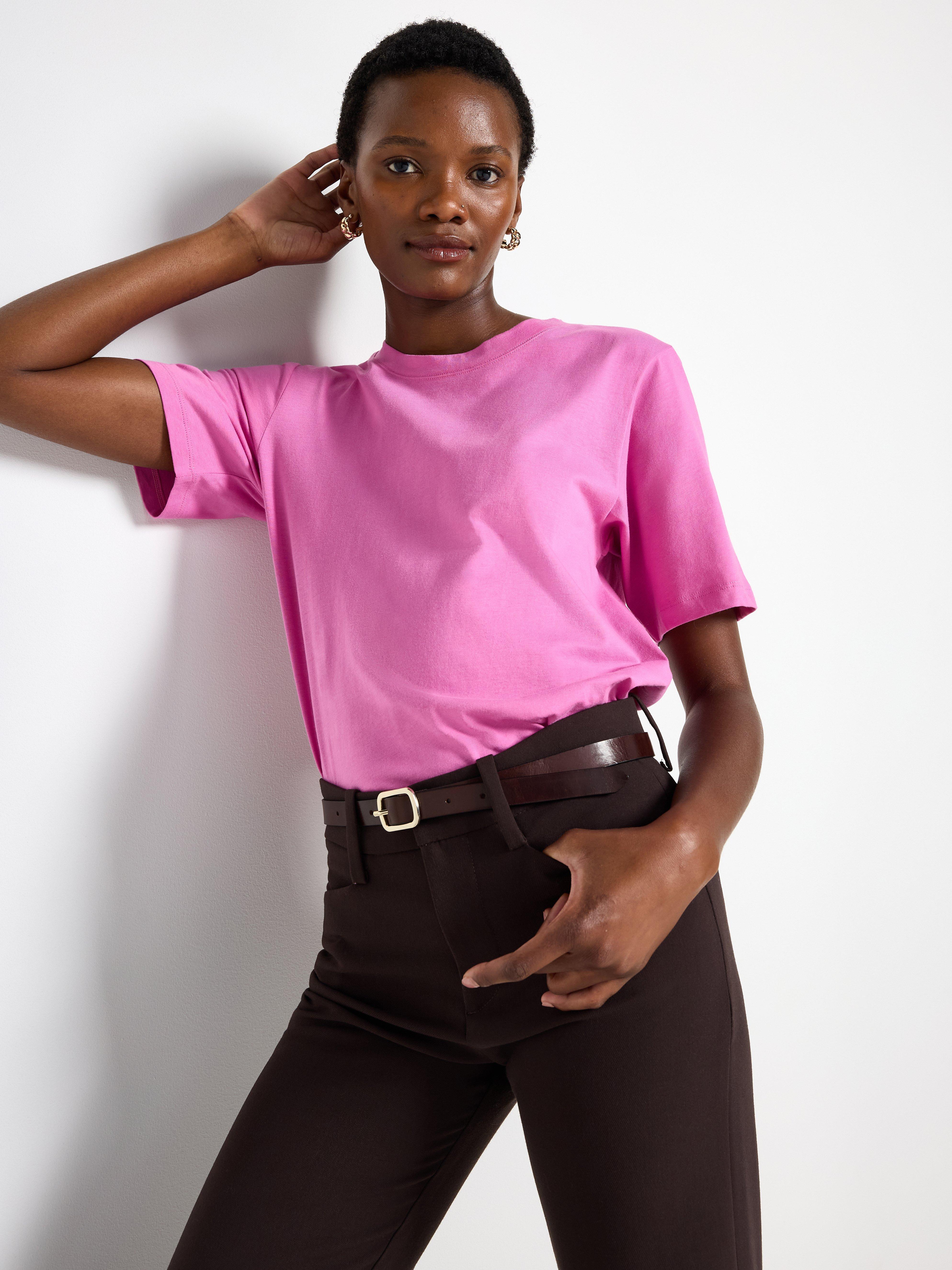 T-shirt - Dam - Rosa