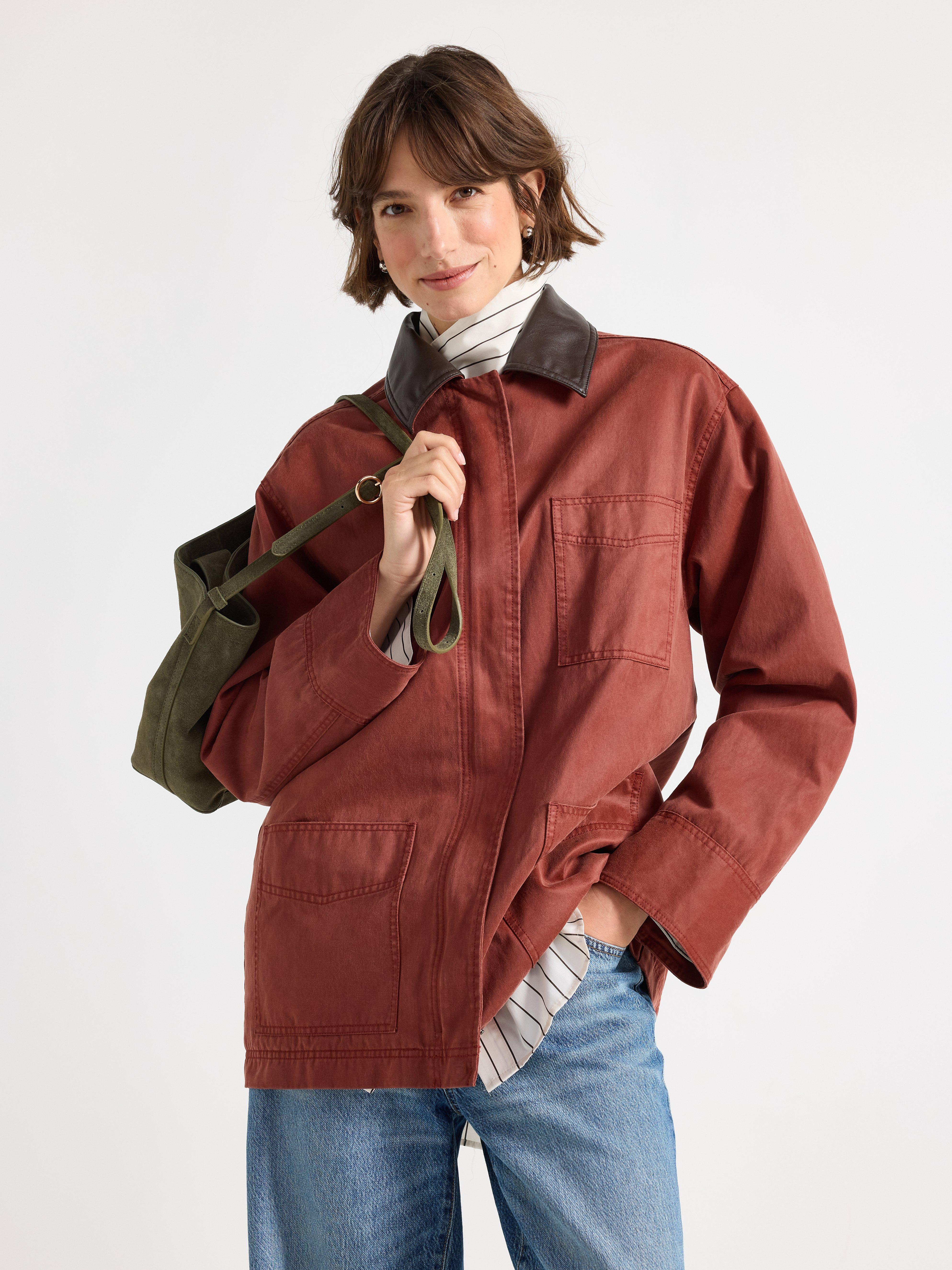 Jacket - Womens Wear - Brown