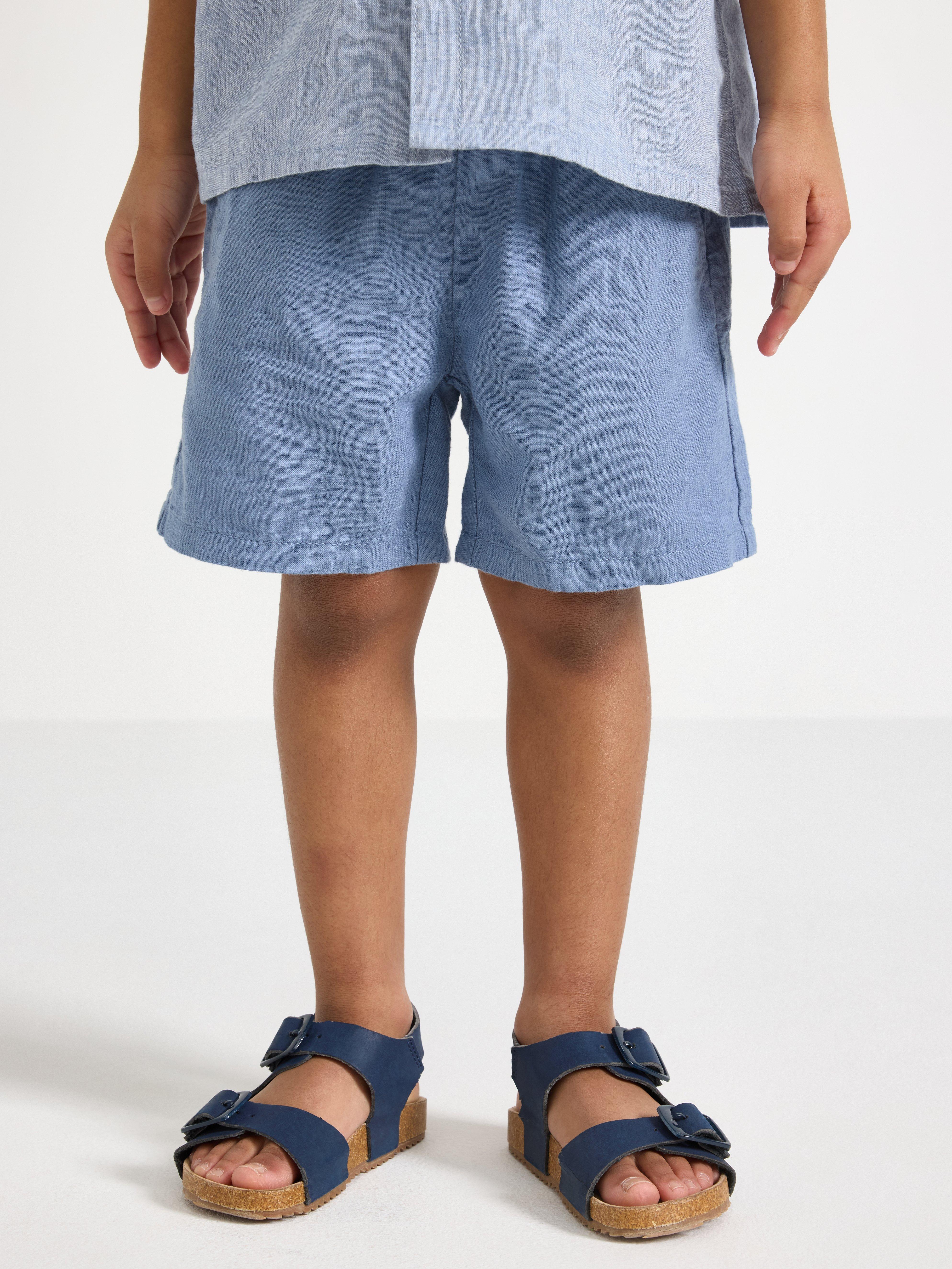 Shorts - Barn - Blå