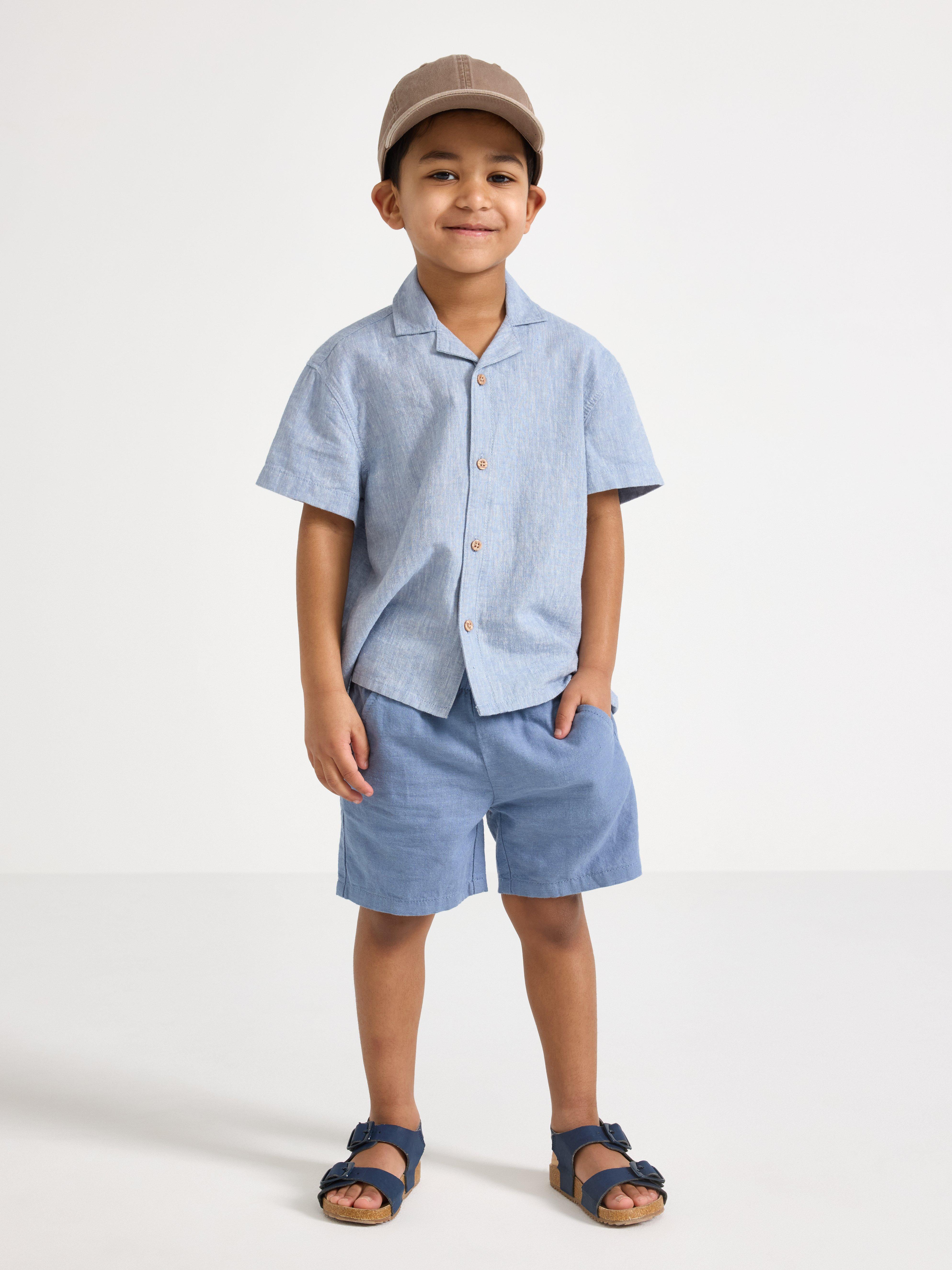 Shorts - Børn - Blå