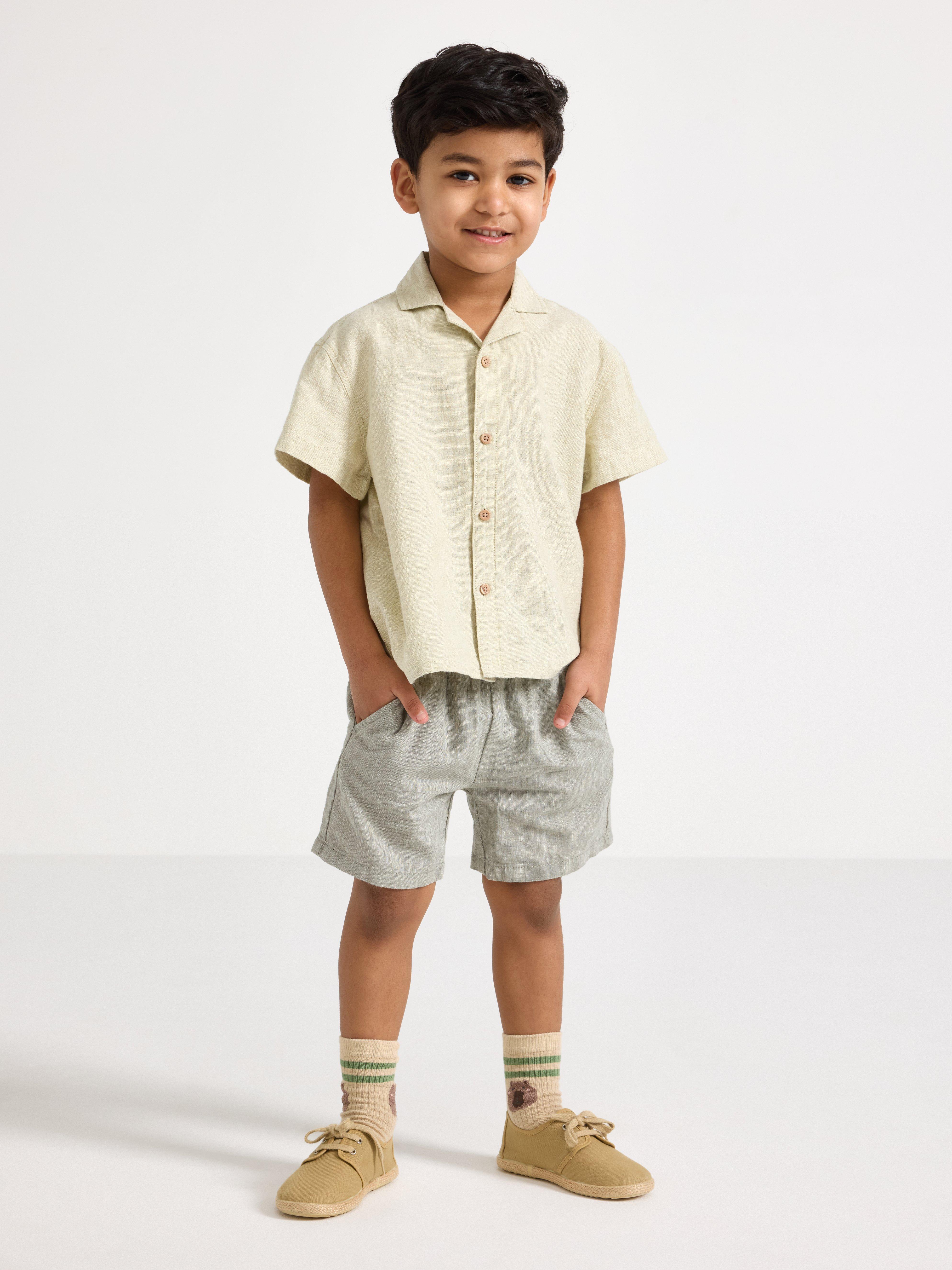 Shorts - Børn - Grøn