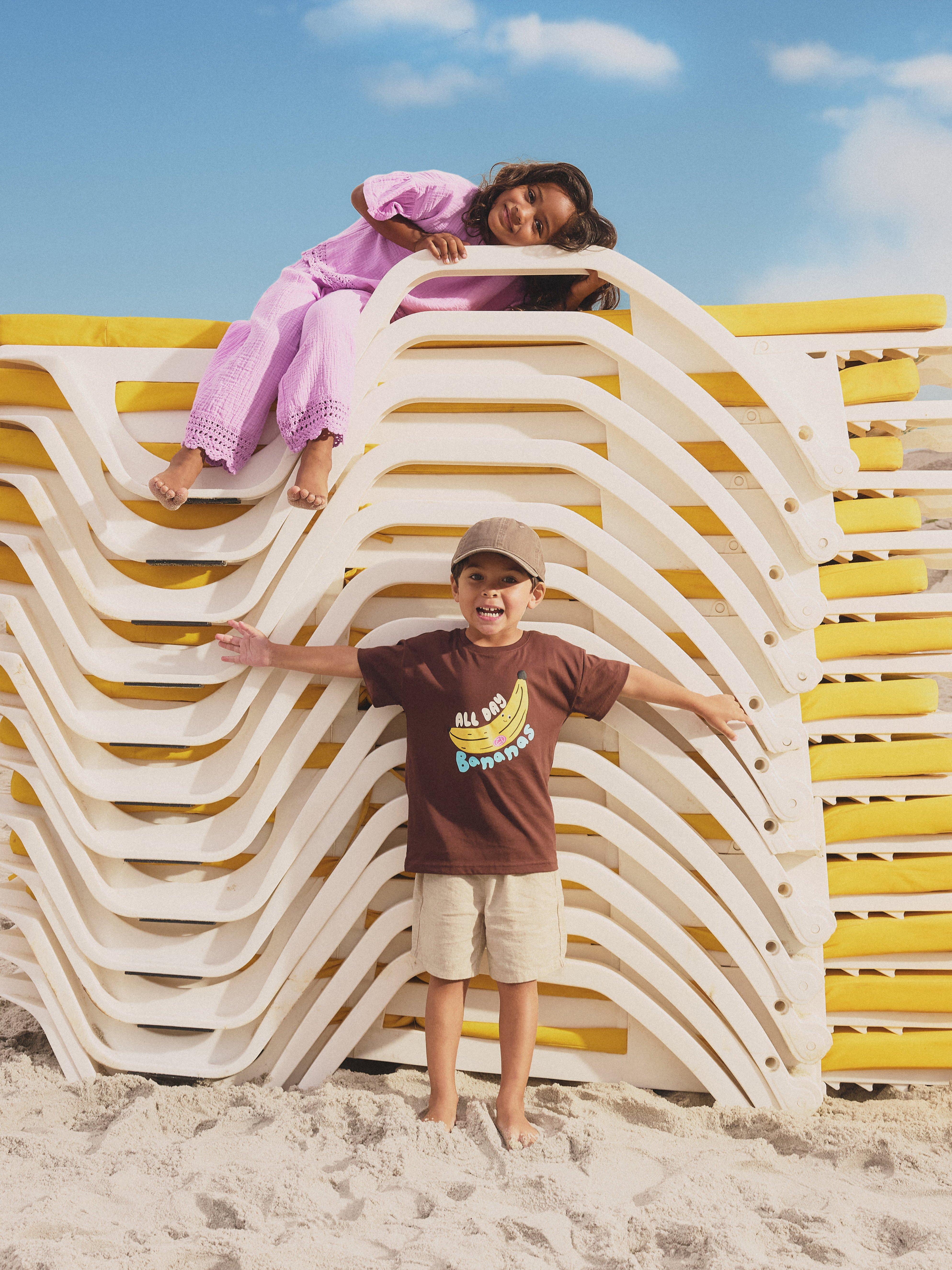 Shorts - Kids Wear - Beige