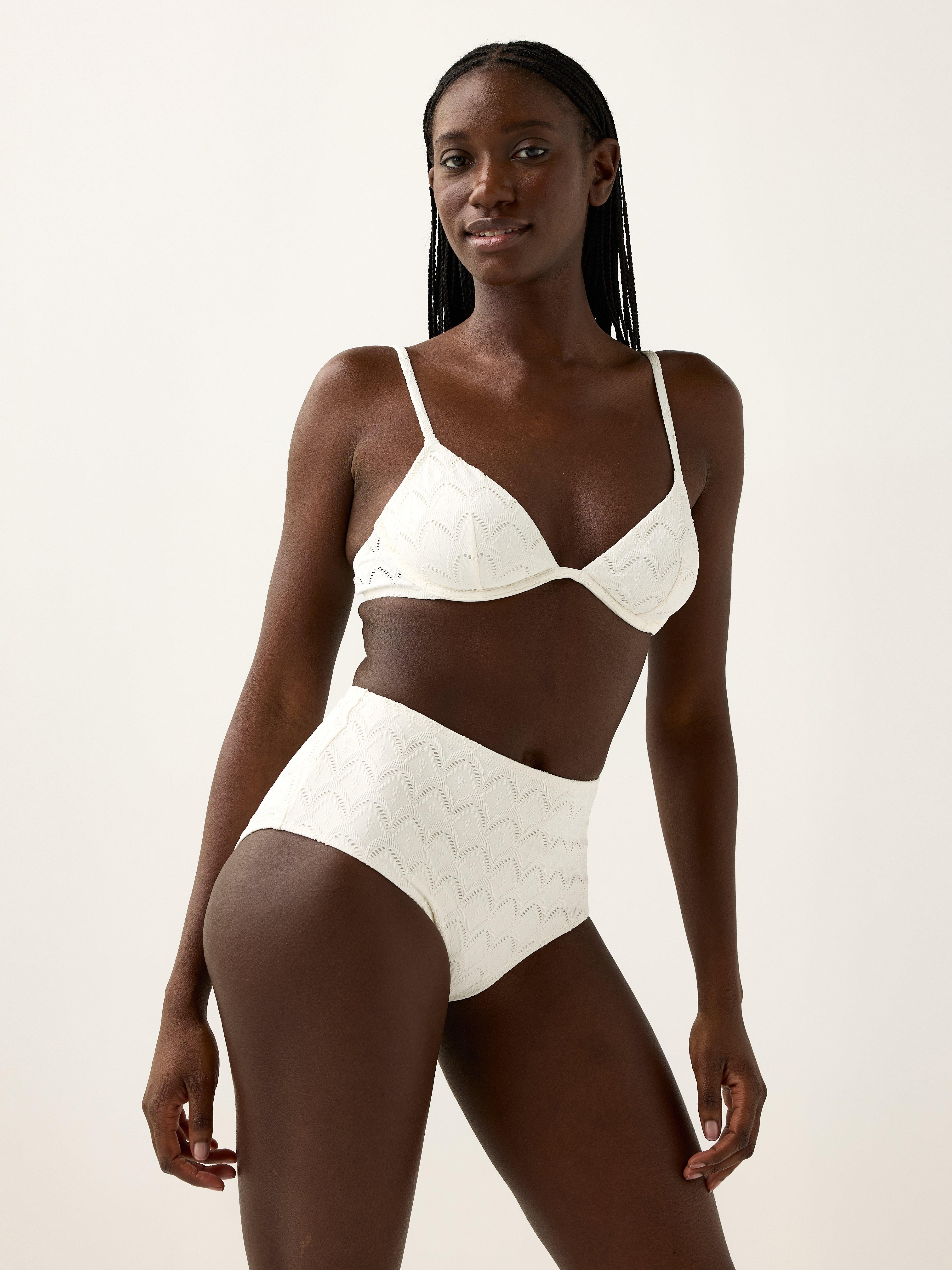 Bikinitrosa Hög - Underkläder - Vit