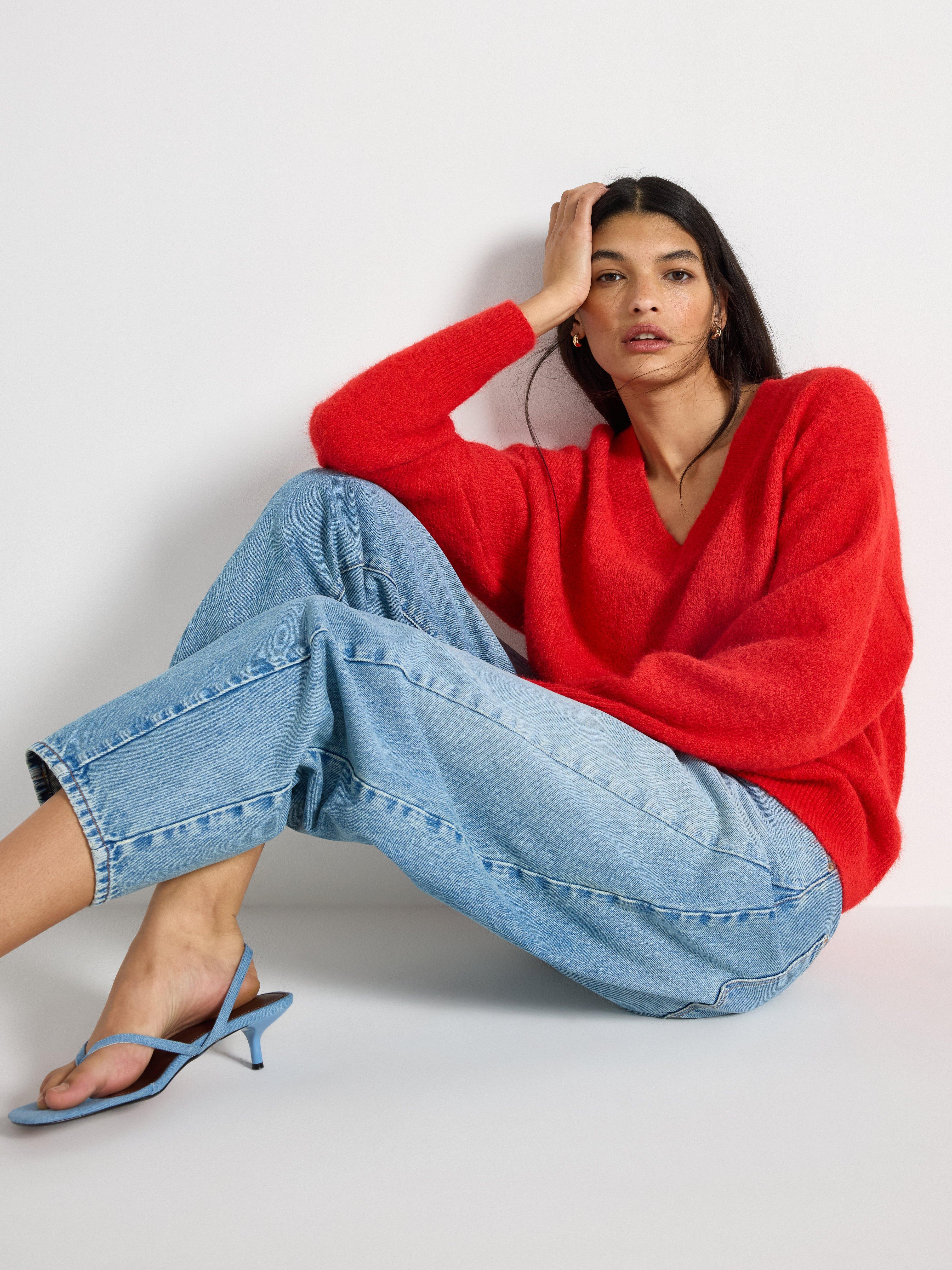 Sweater - Dame - Orange