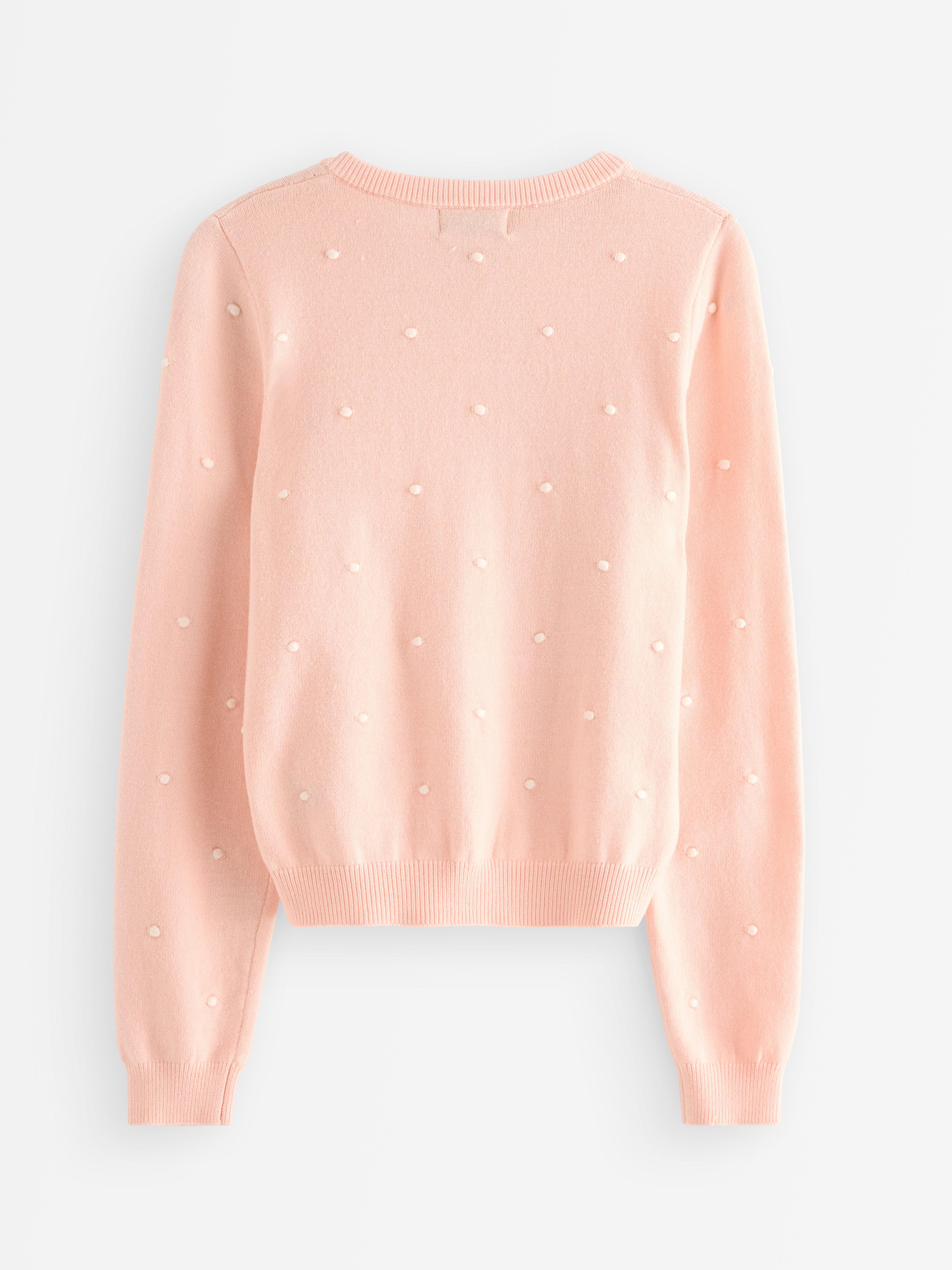 Cardigan - Dam - Rosa