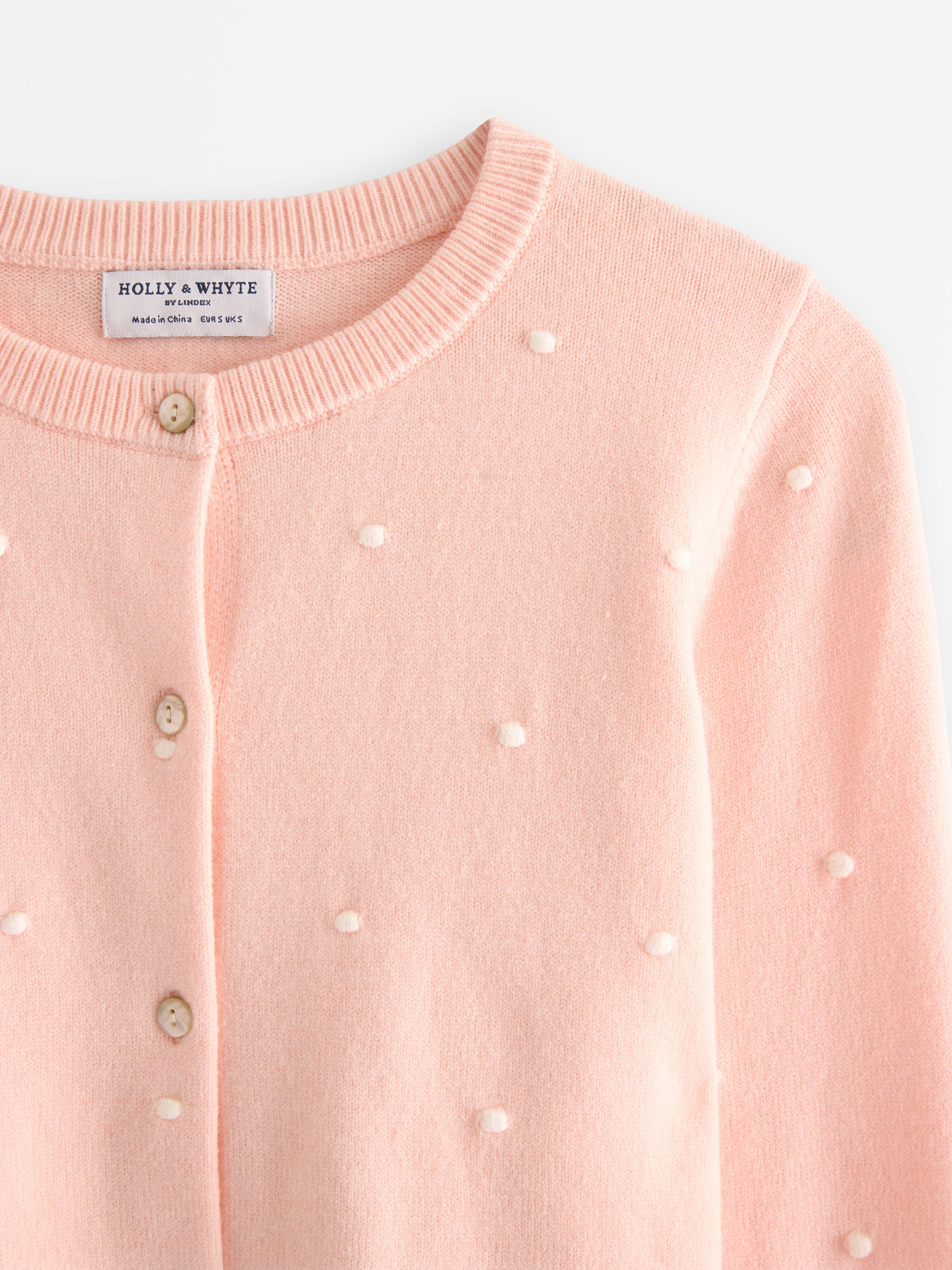 Cardigan - Dam - Rosa
