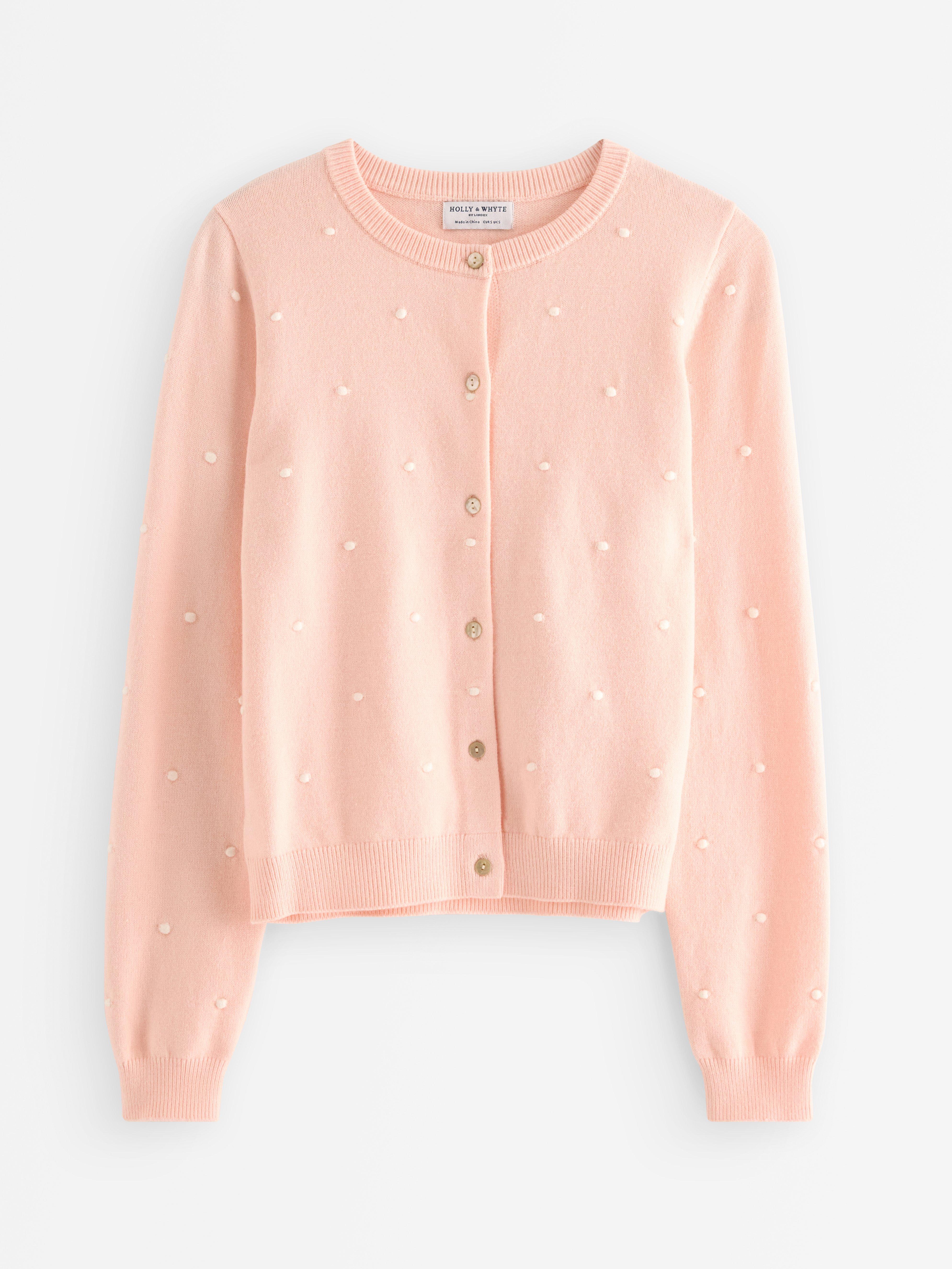 Cardigan - Dam - Rosa