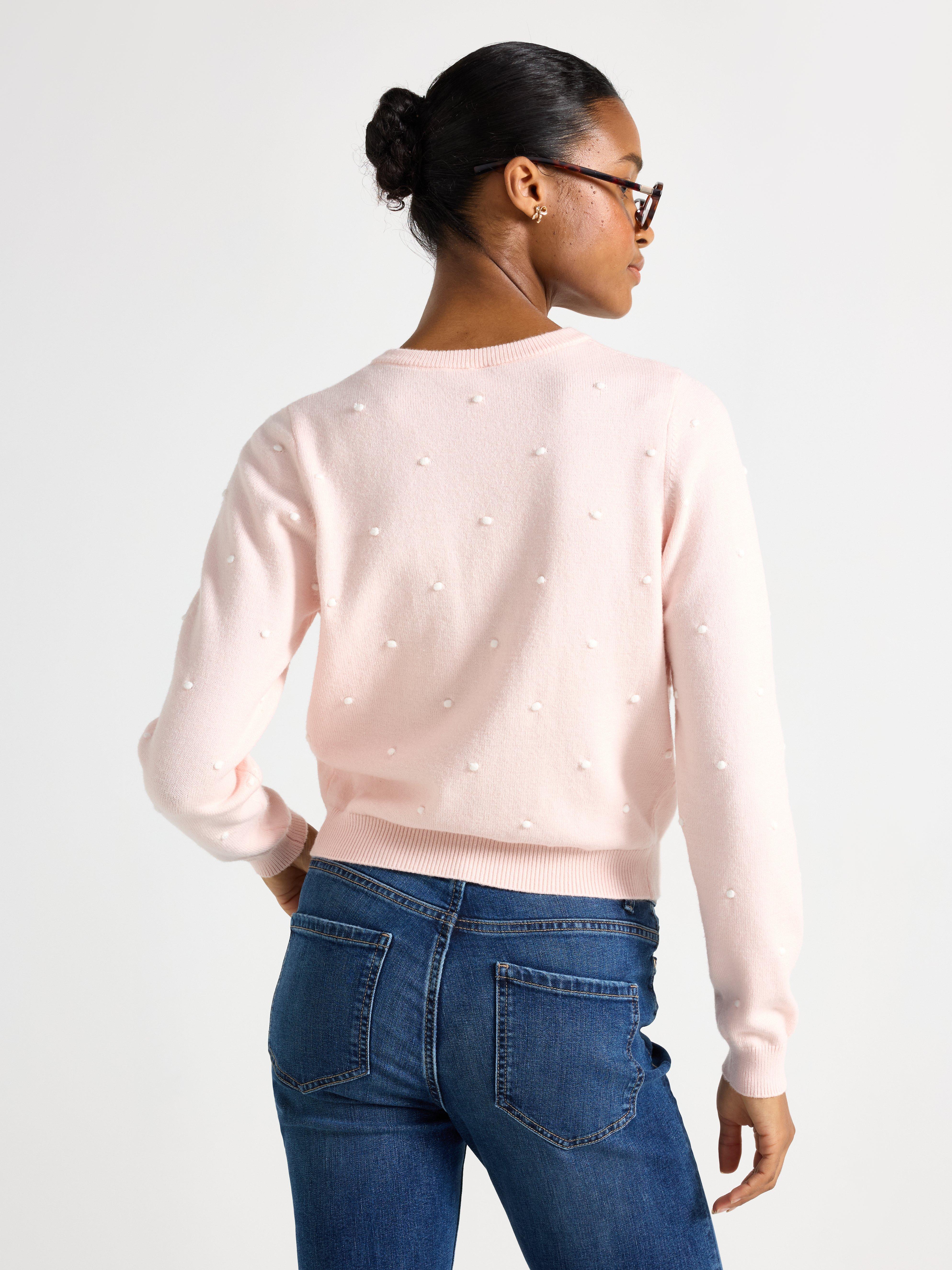Cardigan - Dam - Rosa