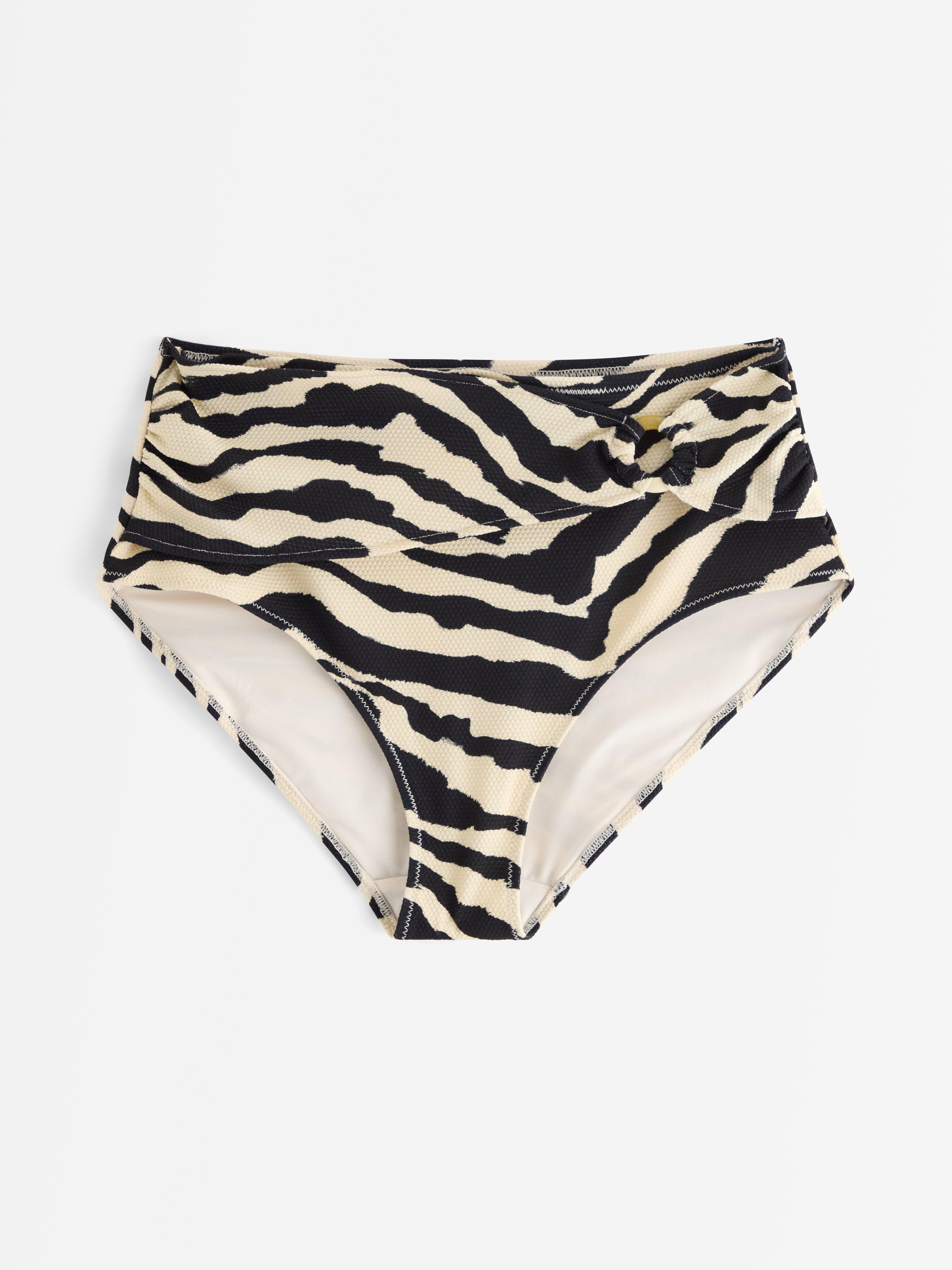 Bikini s vysokým pasem - Spodní prádlo - Bílá