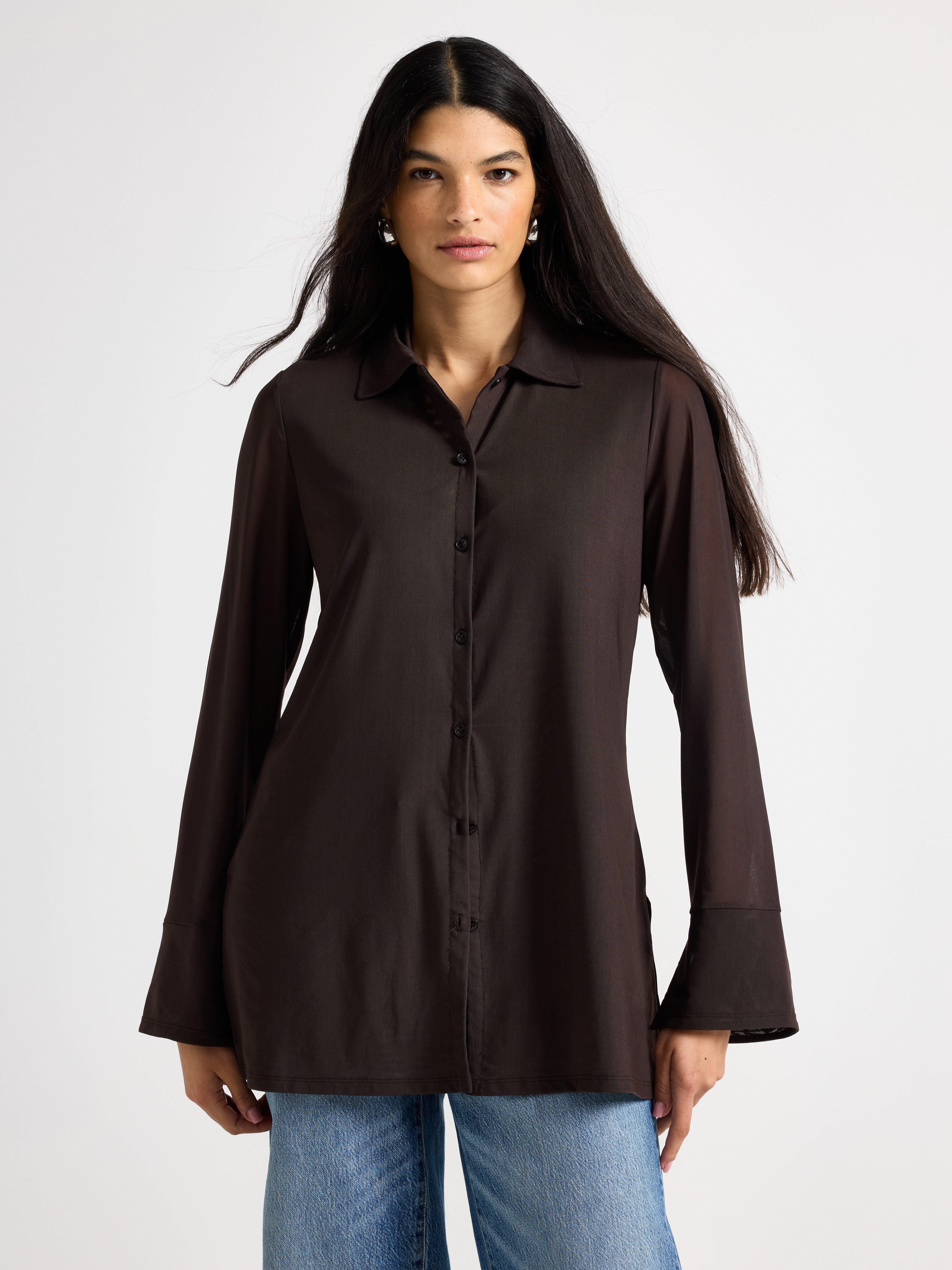 Shirt - Womens Wear - Brown