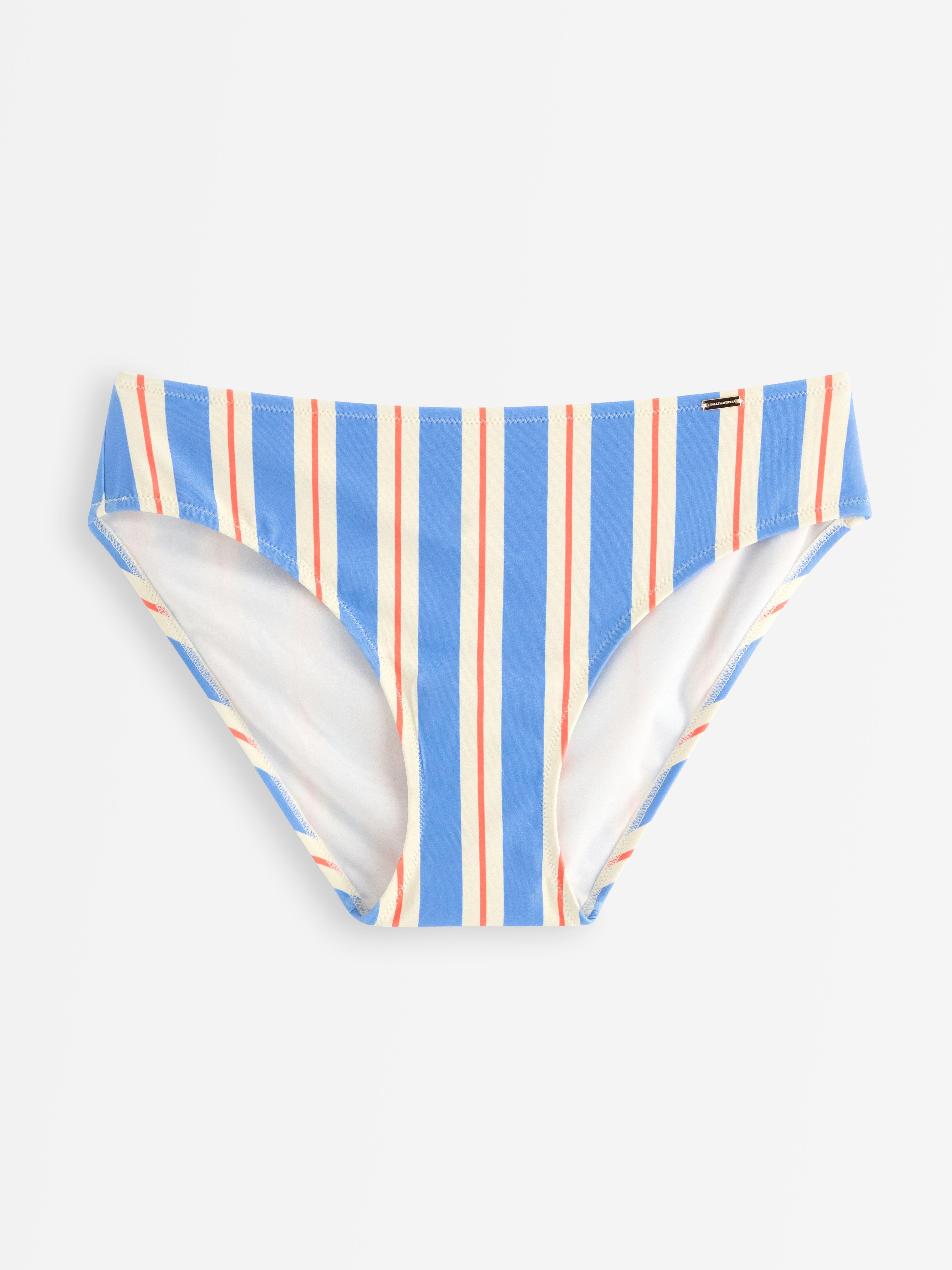 Bikini s klasickým pasem - Spodní prádlo - Modrá