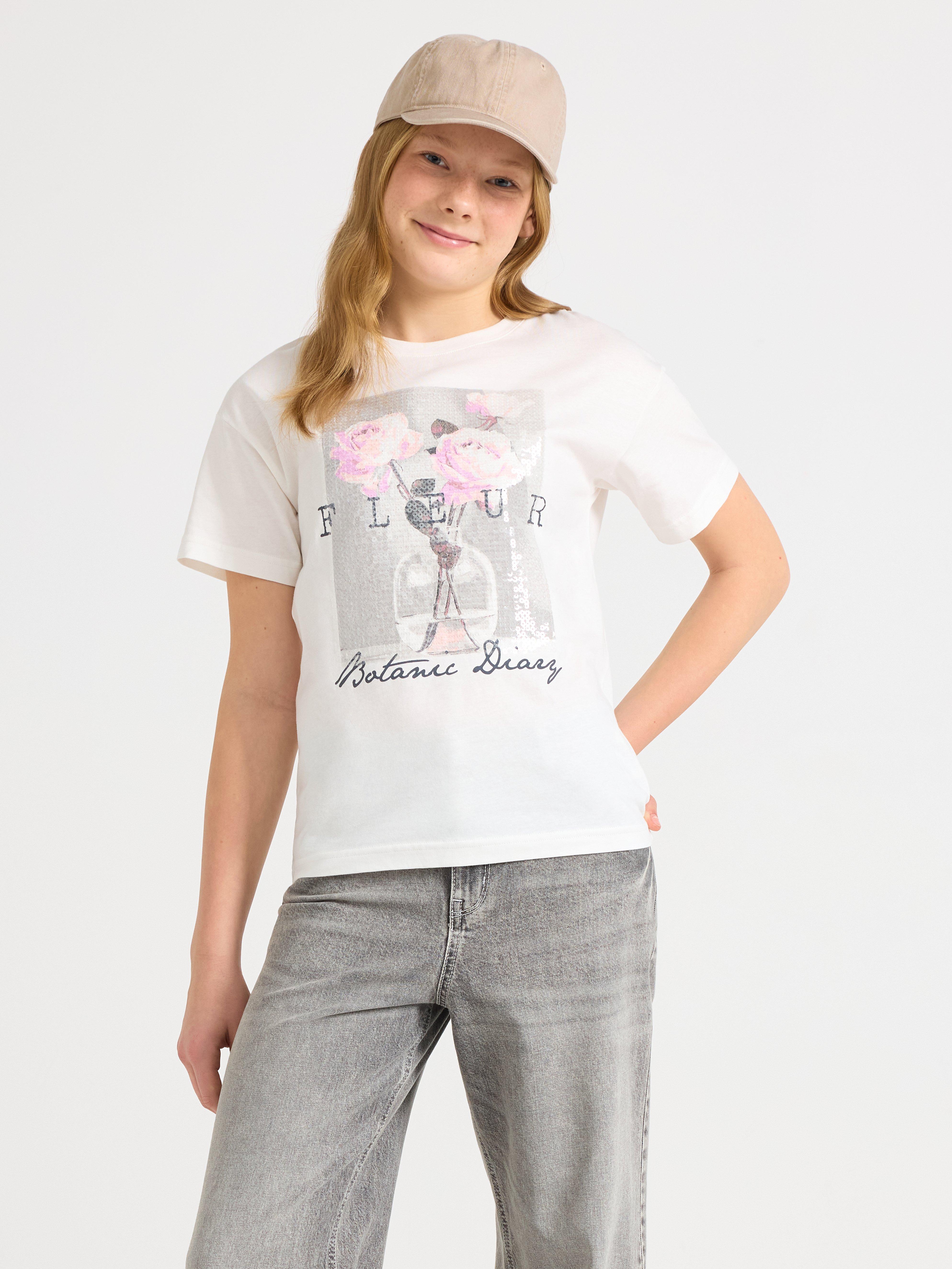 T-shirt - Barn - Vit