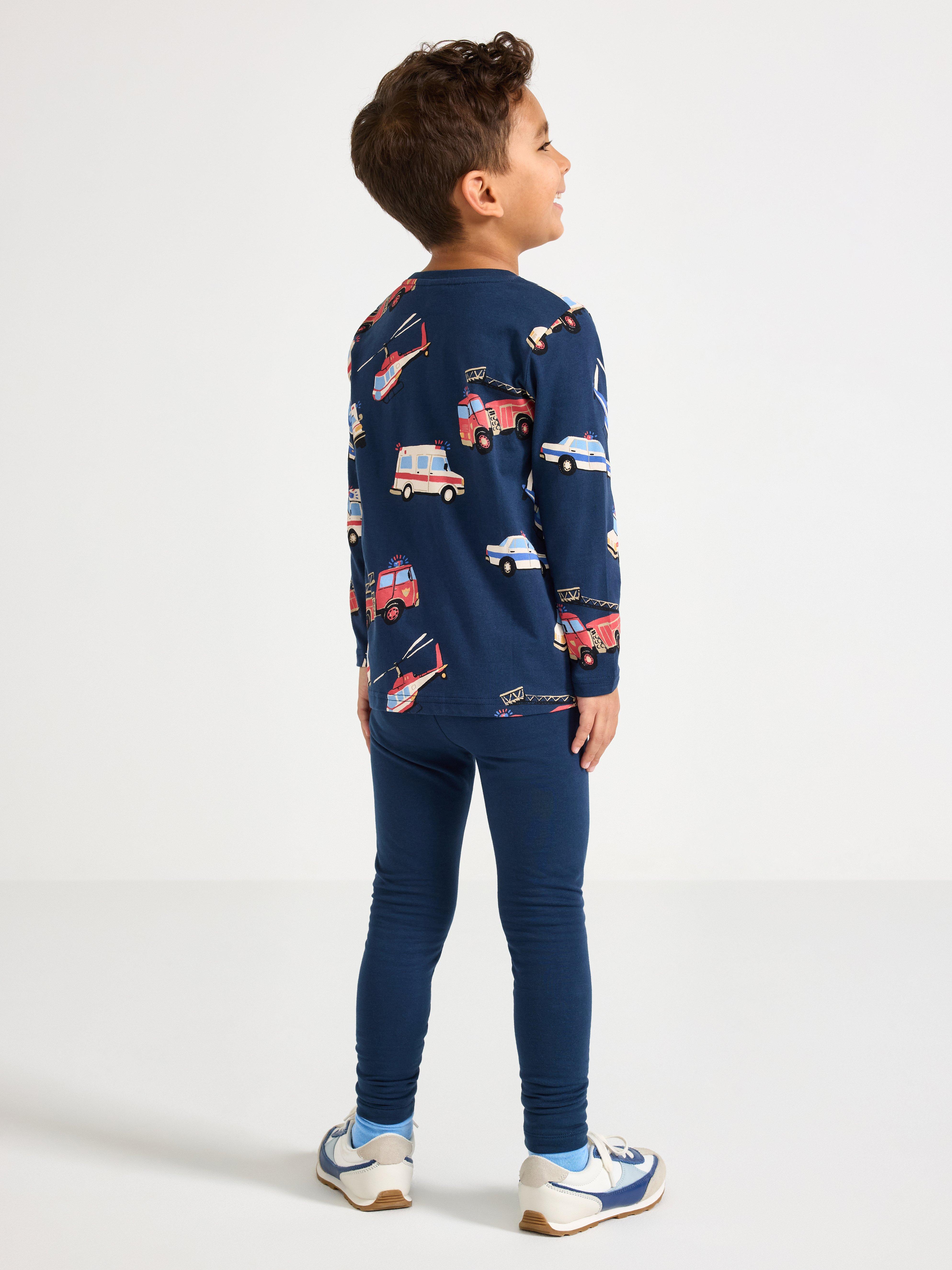 Leggings - Barn - Blå
