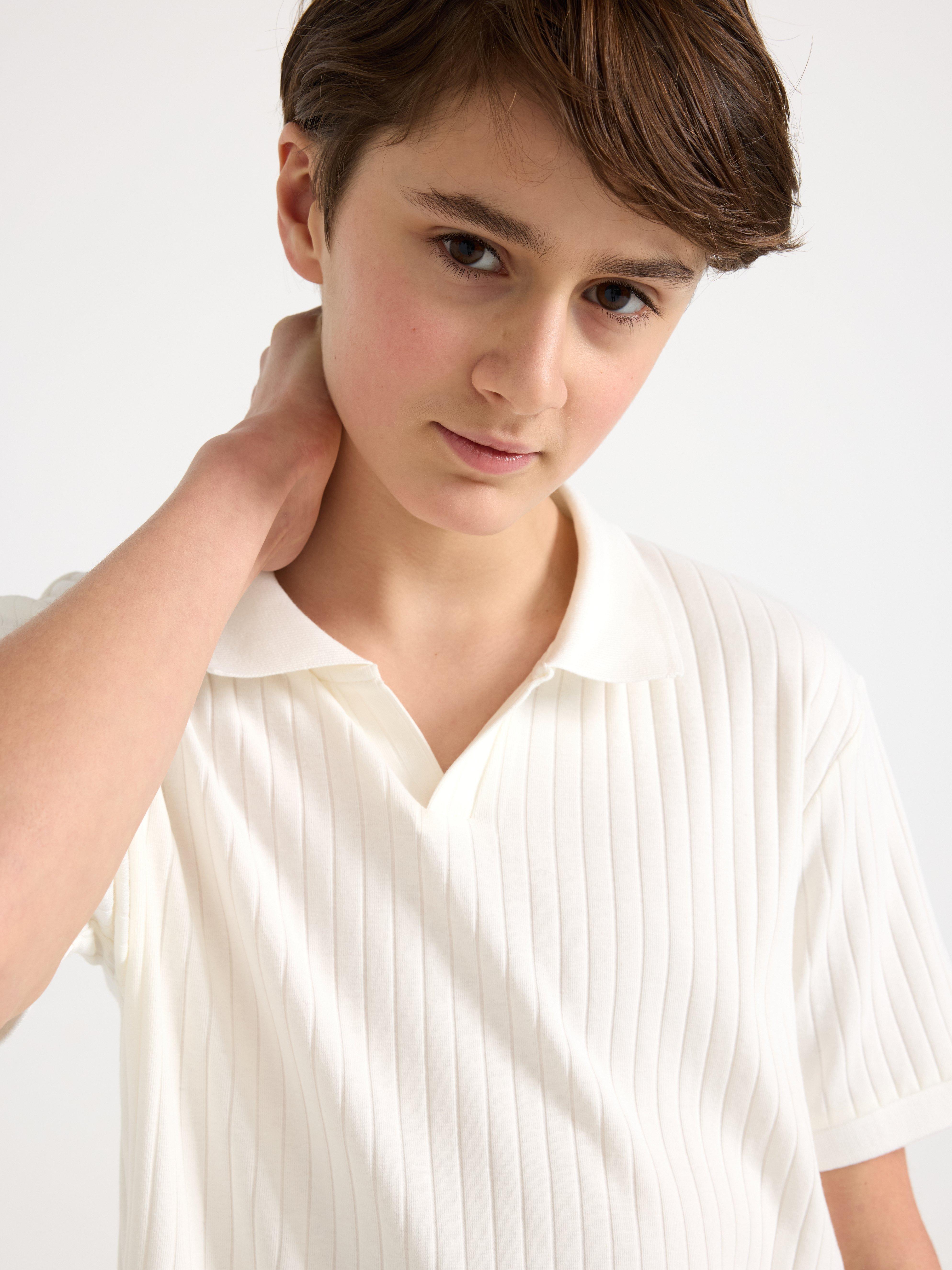 Top - Kids Wear - White