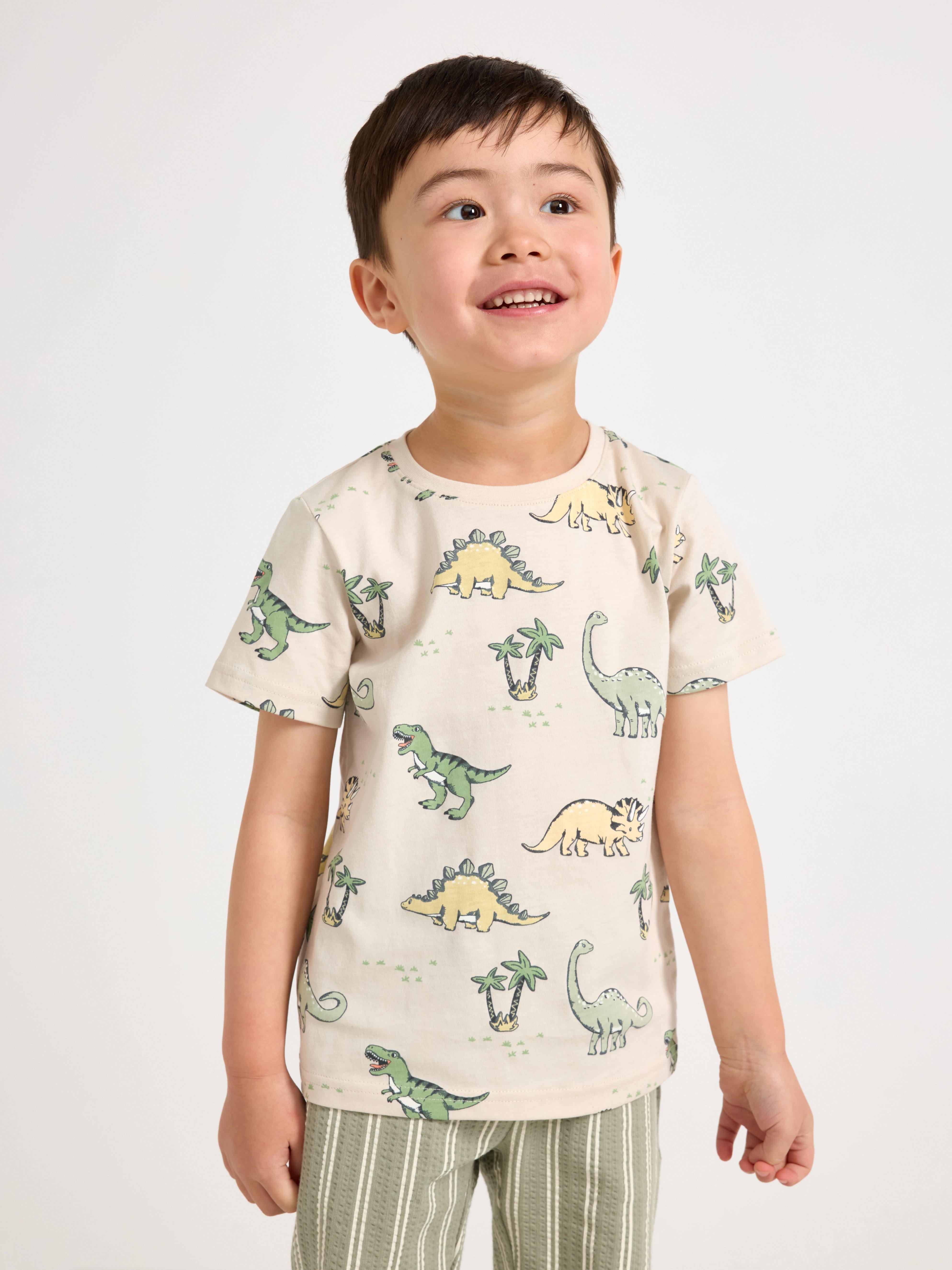 T-shirt - Barn - Beige