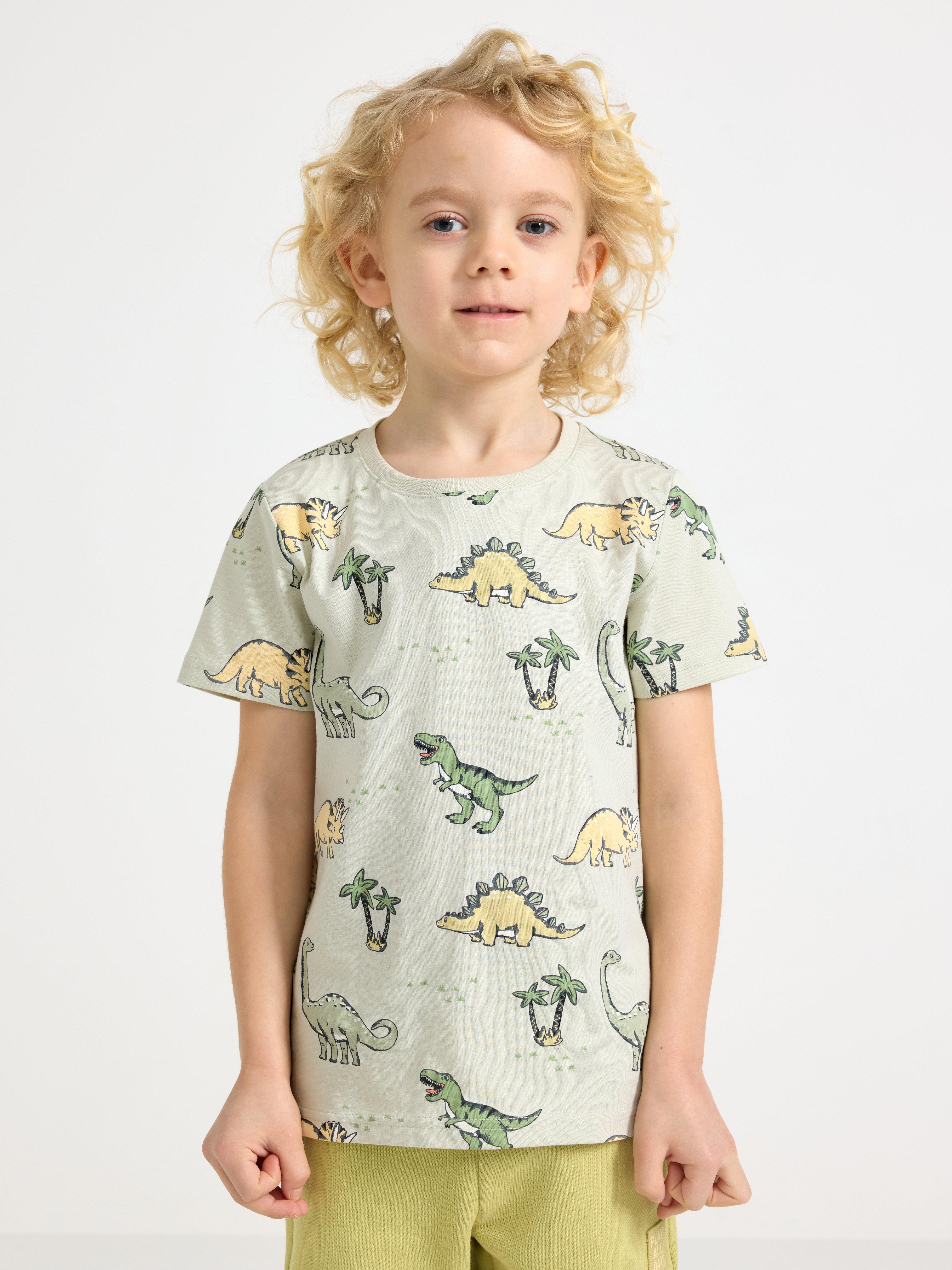 T-shirt - Børn - Grøn