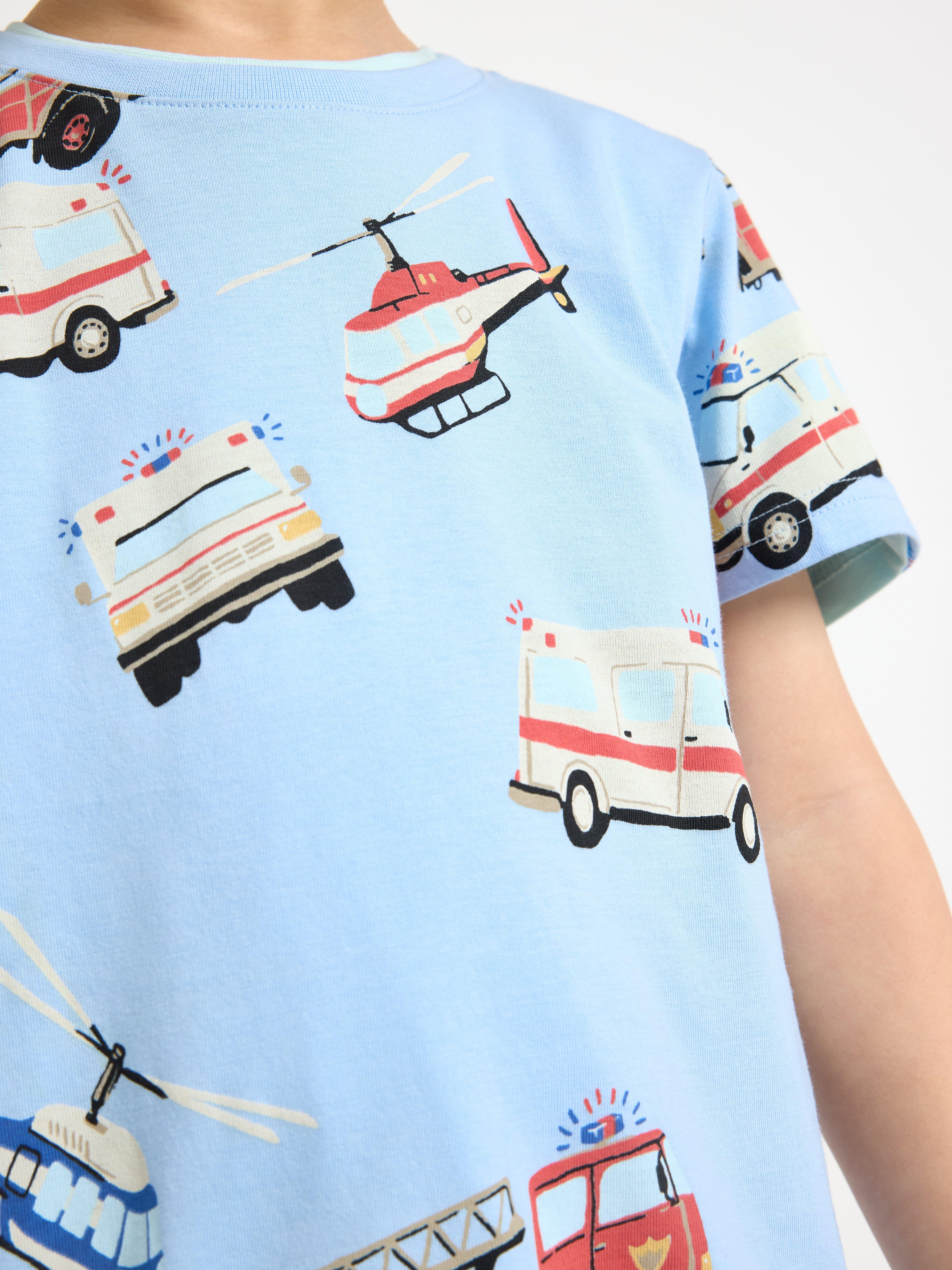 T-shirt - Barn - Blå