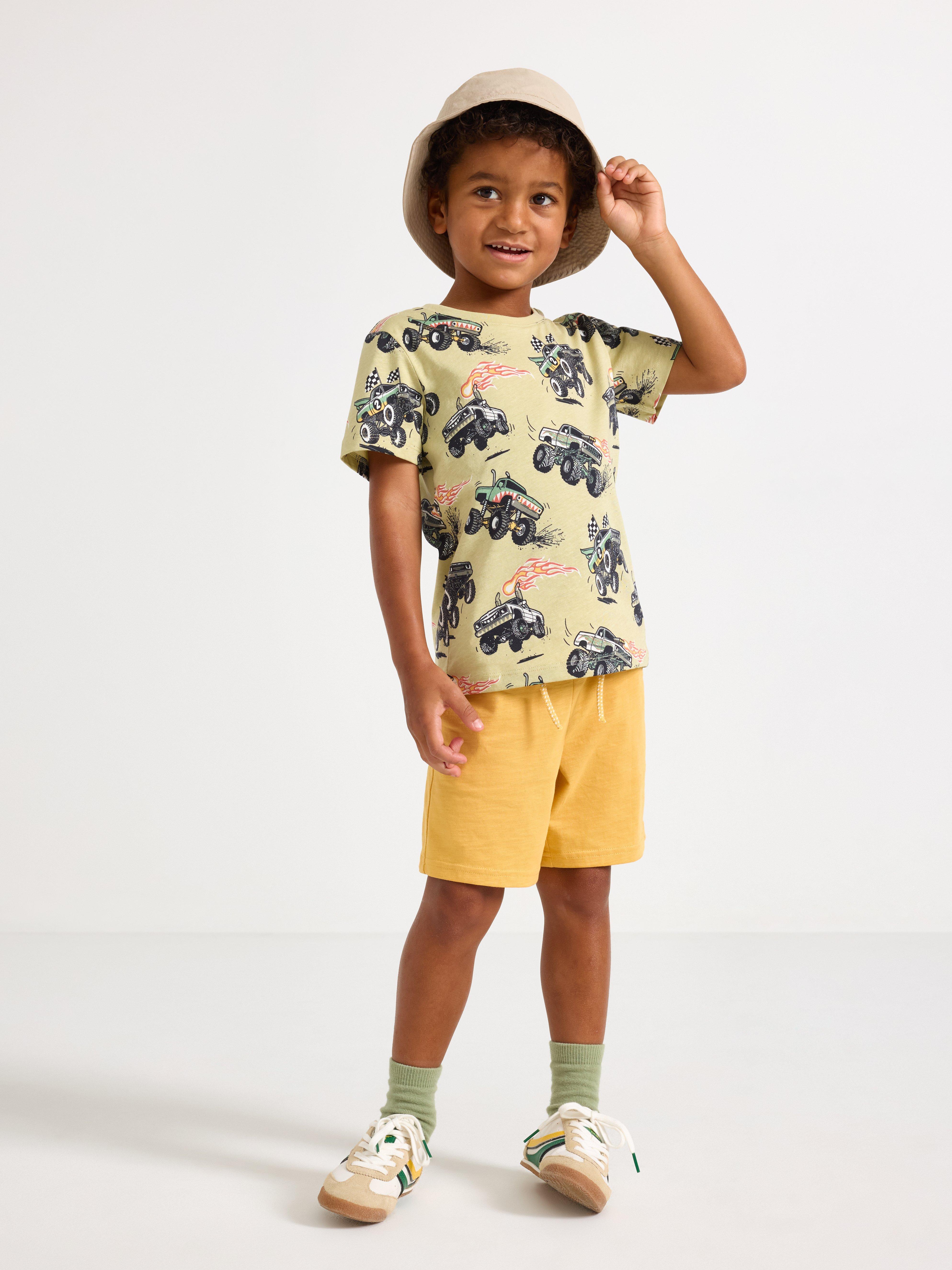 Shorts - Børn - Gul