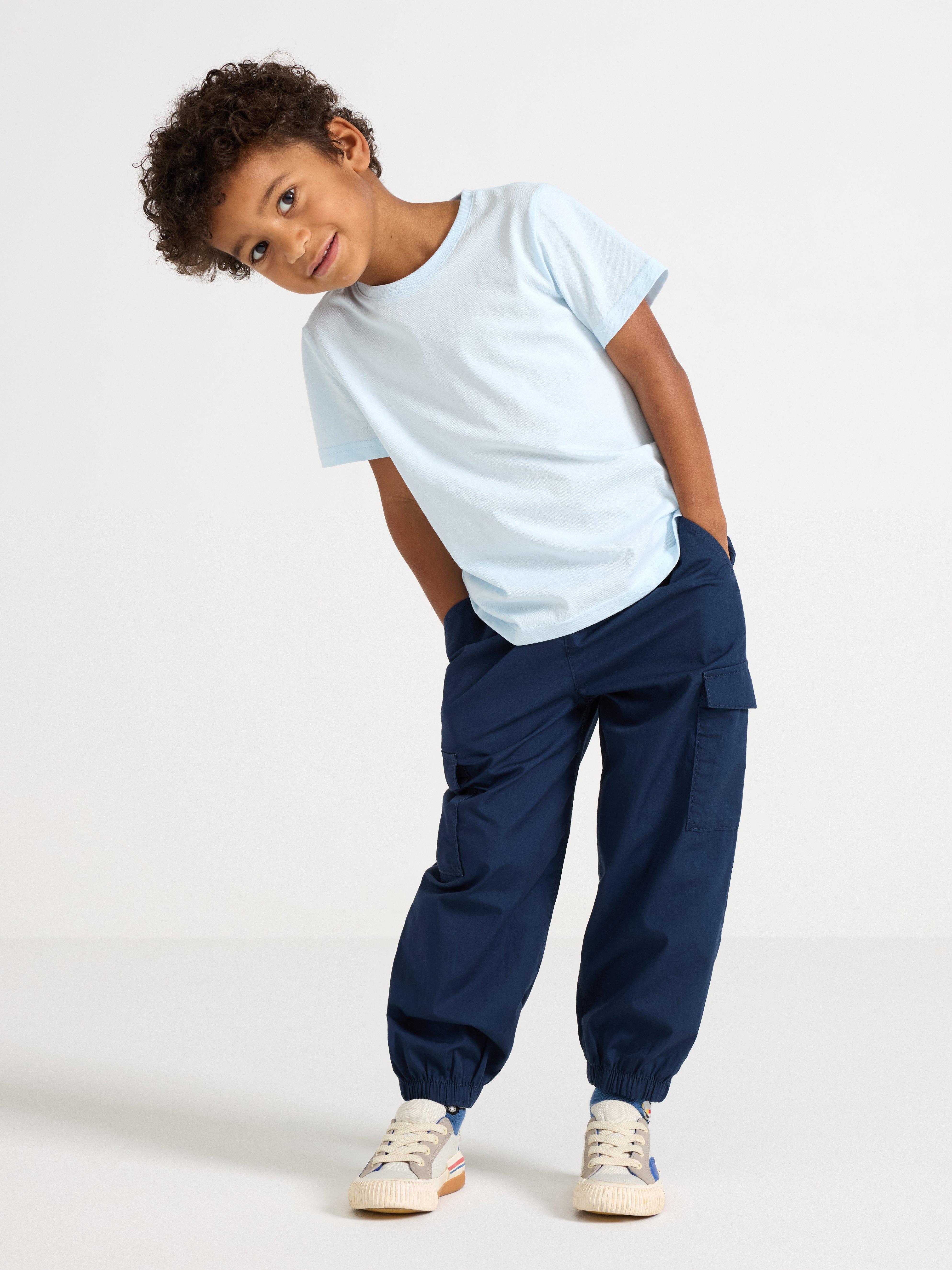 Cargo Trousers - Kids Wear - Blue