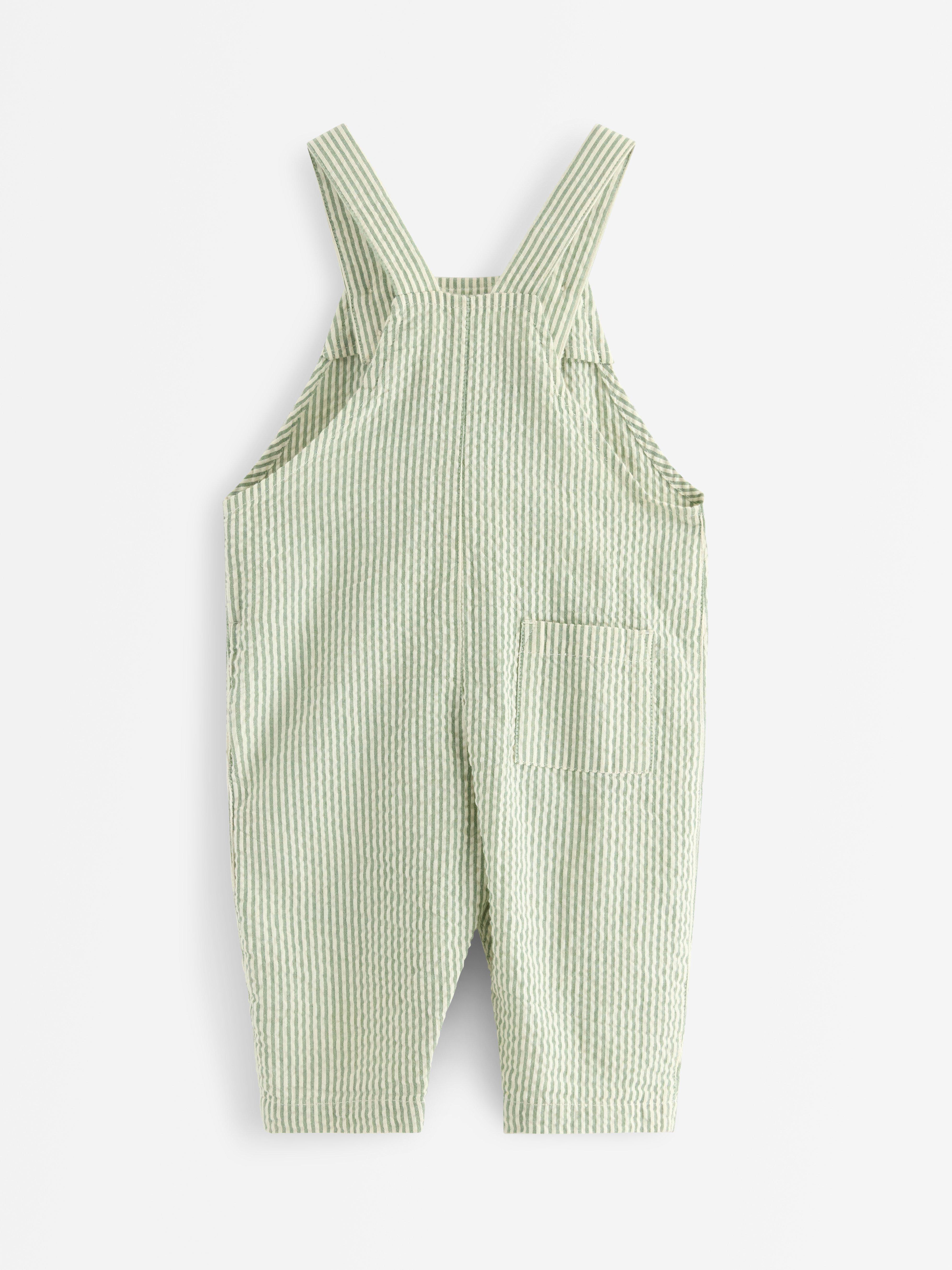 Bukser med seler - Børn - Khaki
