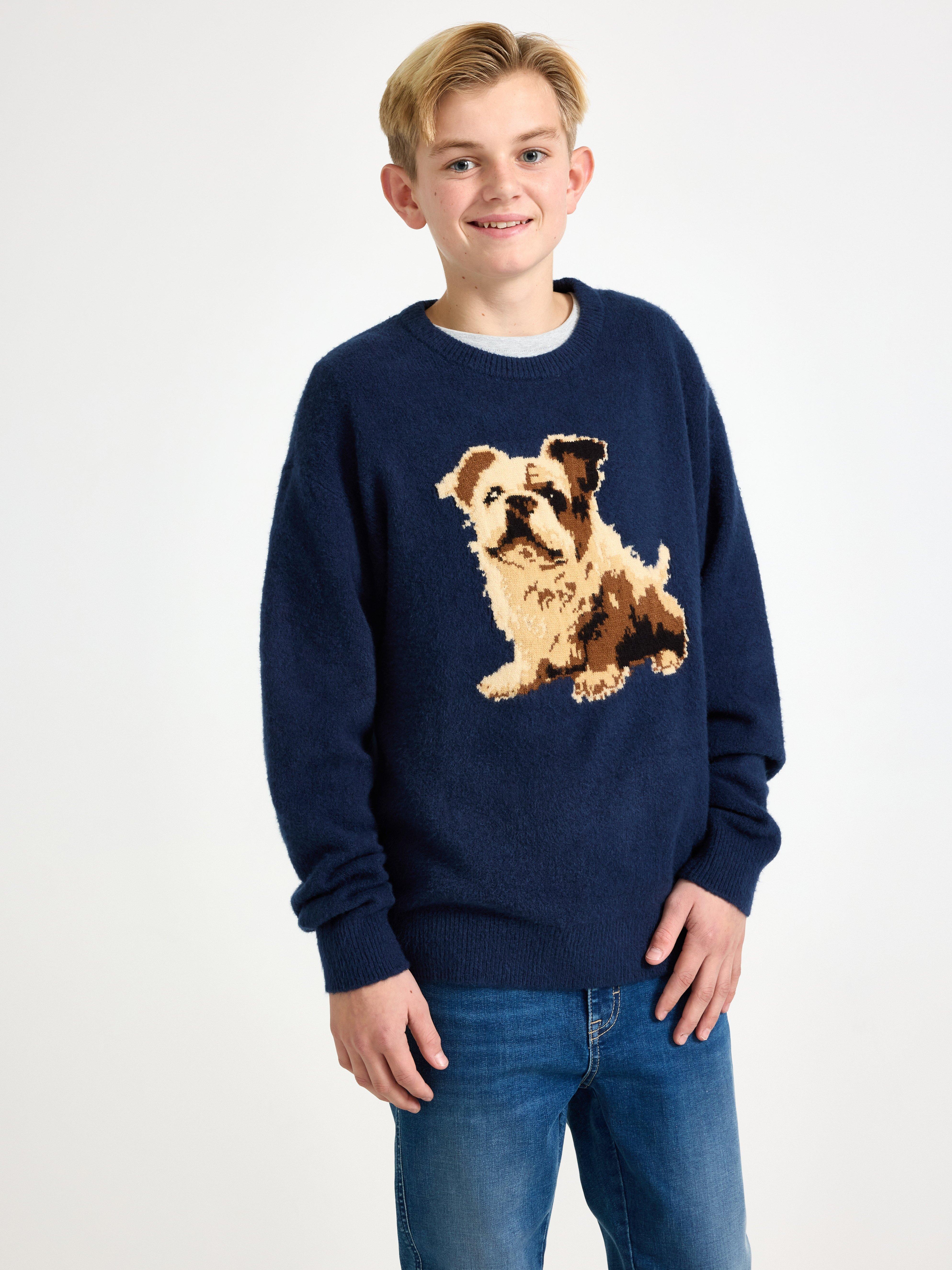 Sweater - Børn - Blå