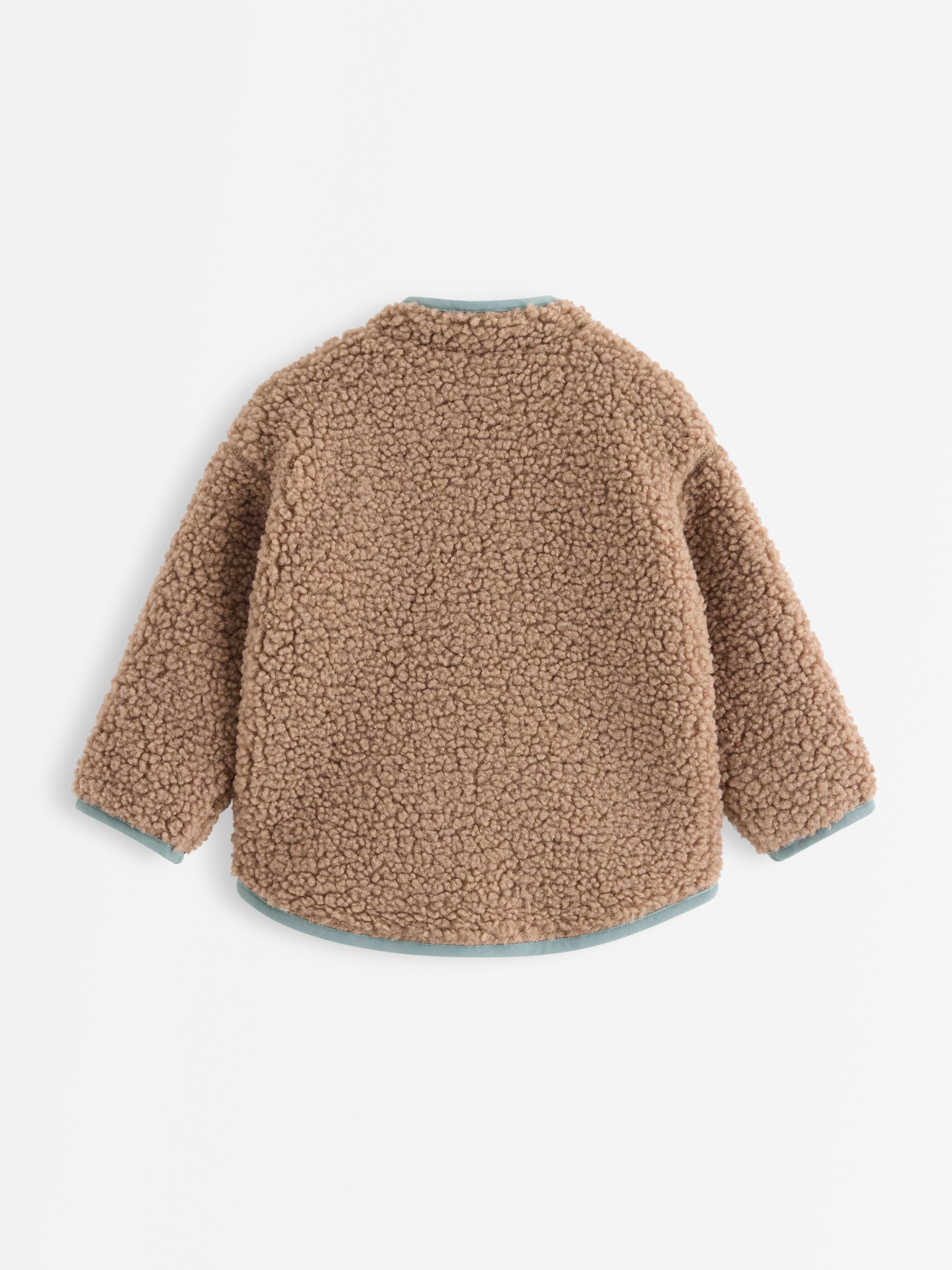 Flísová bunda - Deti - Hnedá