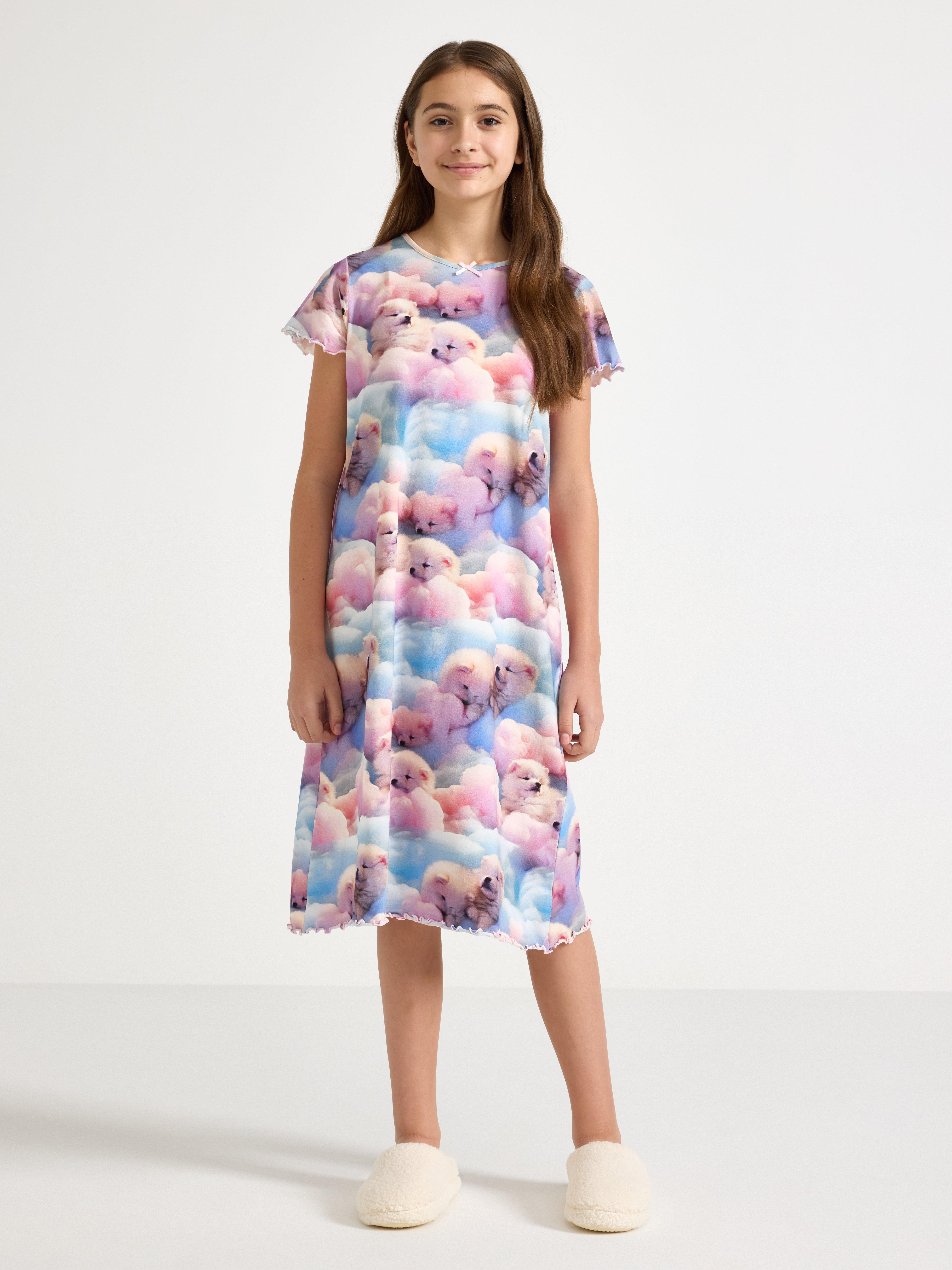 Night Dress - Kids Wear - Pink