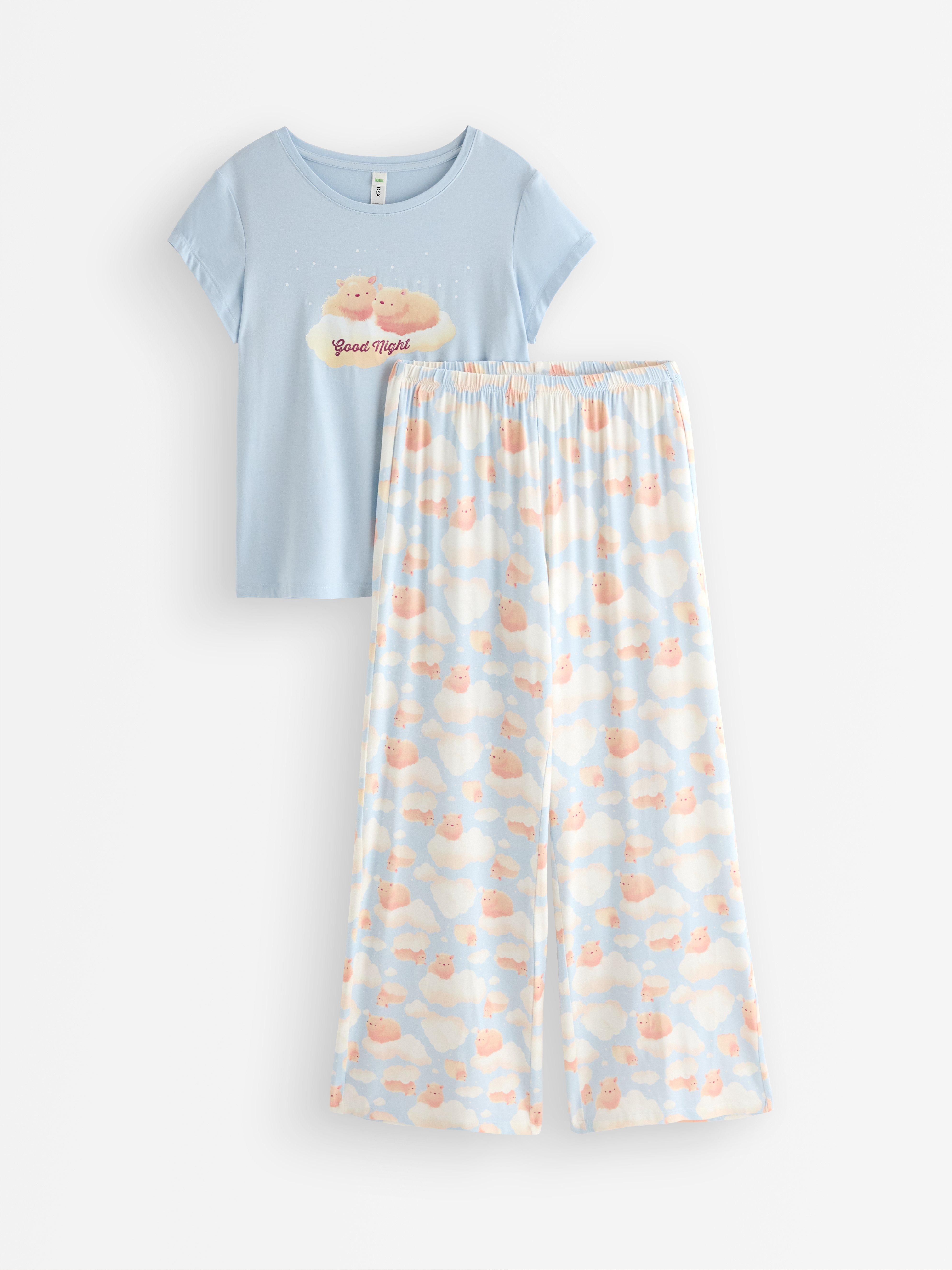 Pyjamas-sæt - Børn - Blå