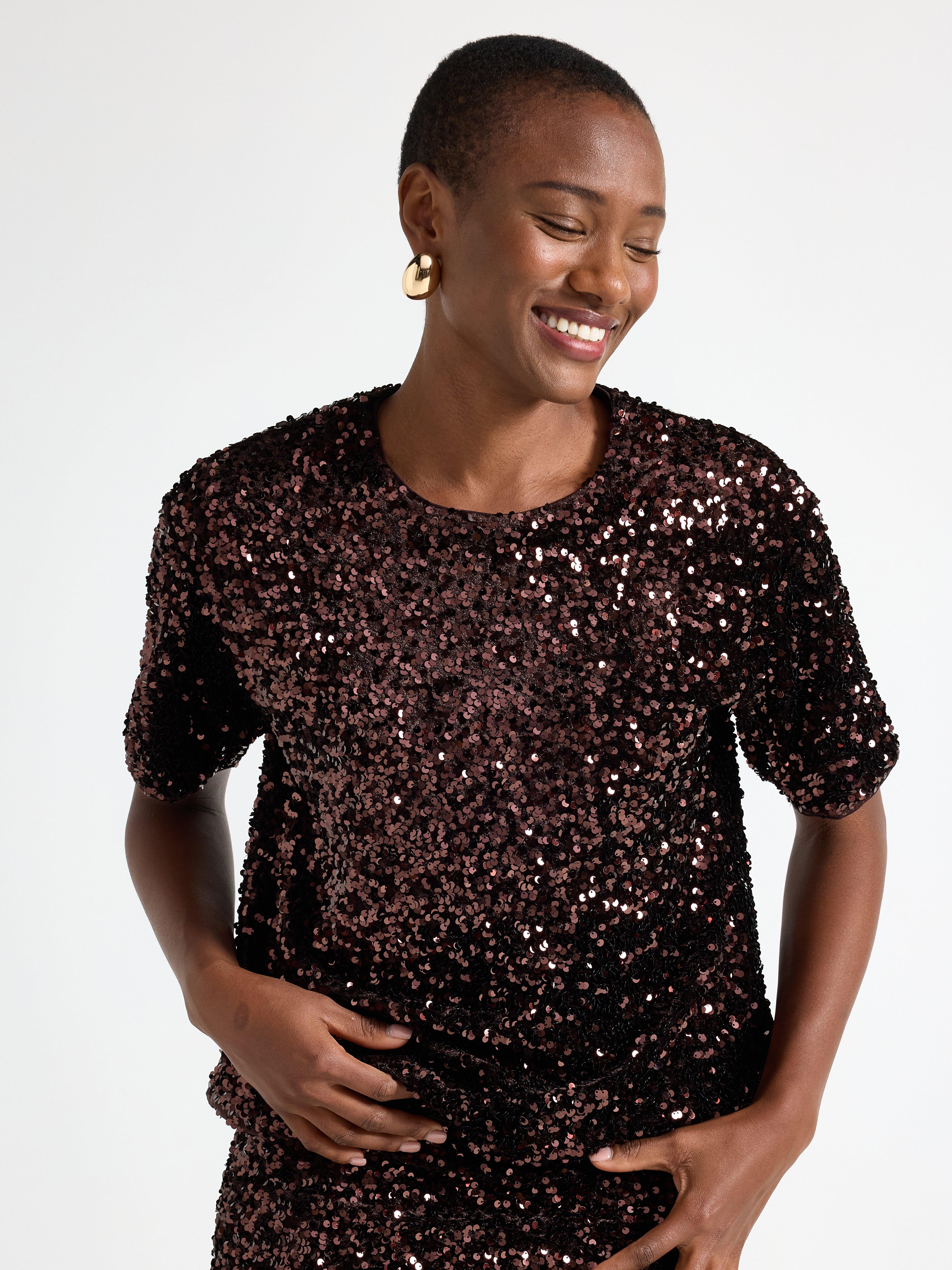 Top - Womens Wear - Brown