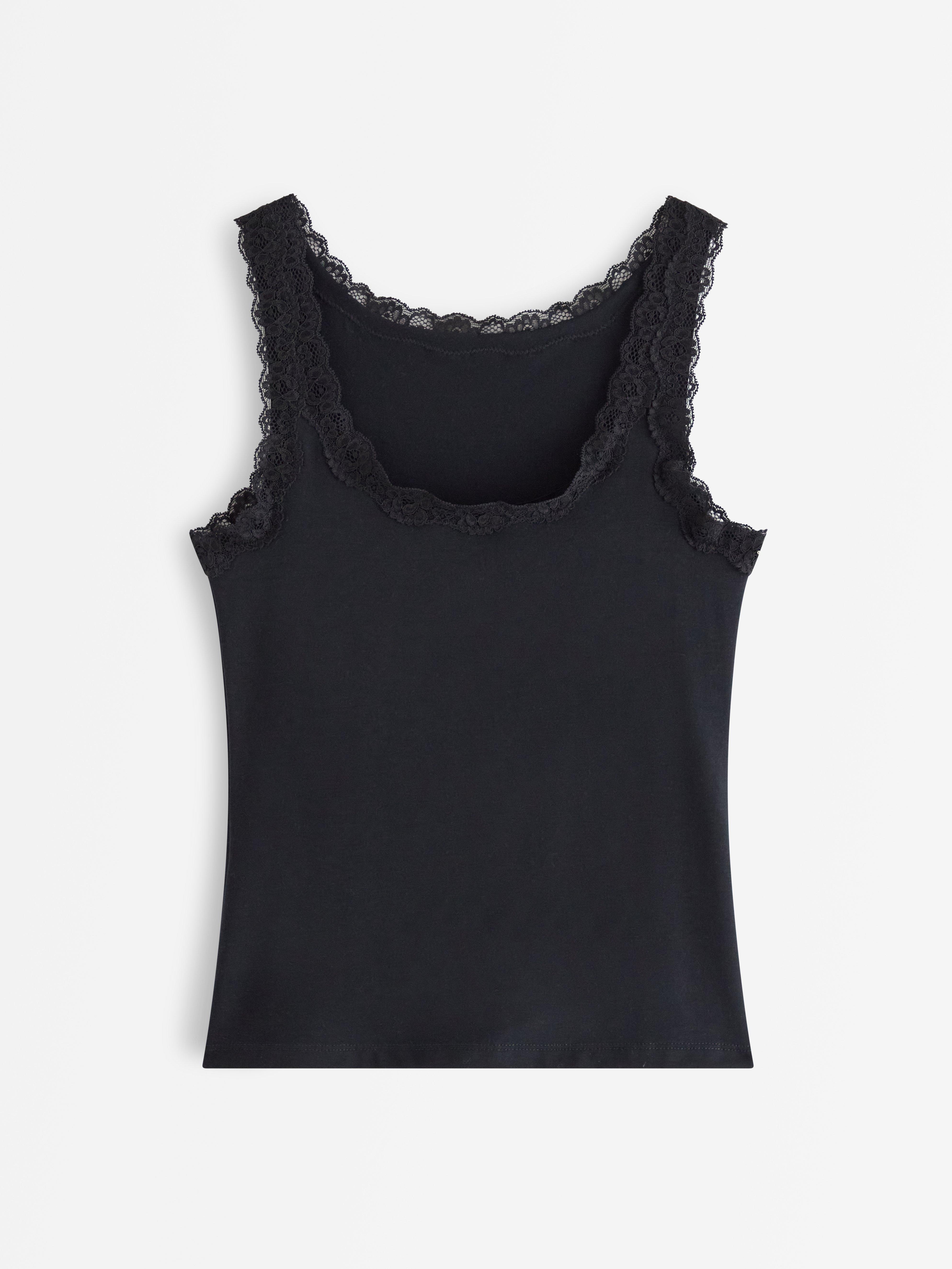 Camisole - Undertøj - Sort