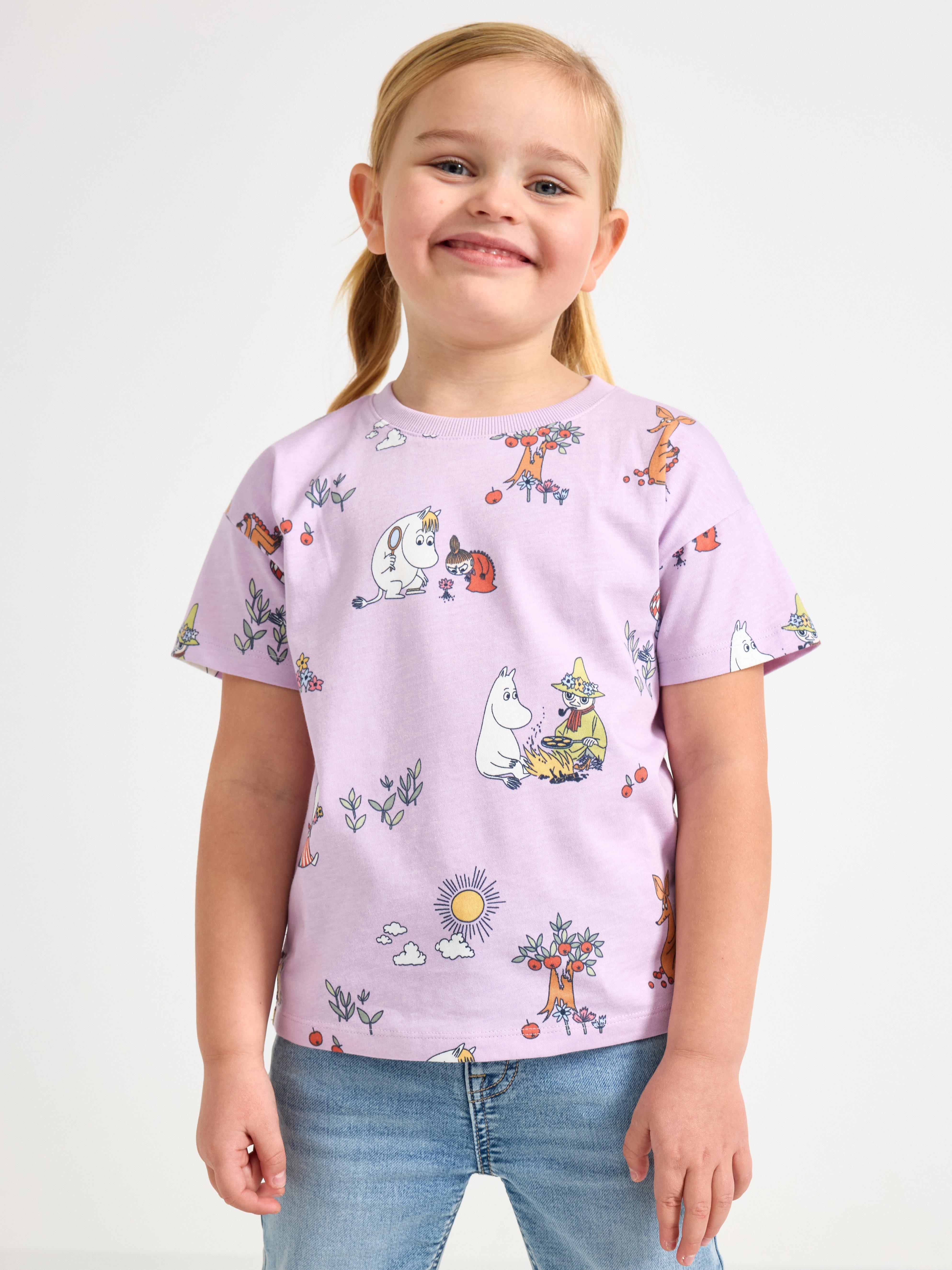 T-shirt - Barn - Lila