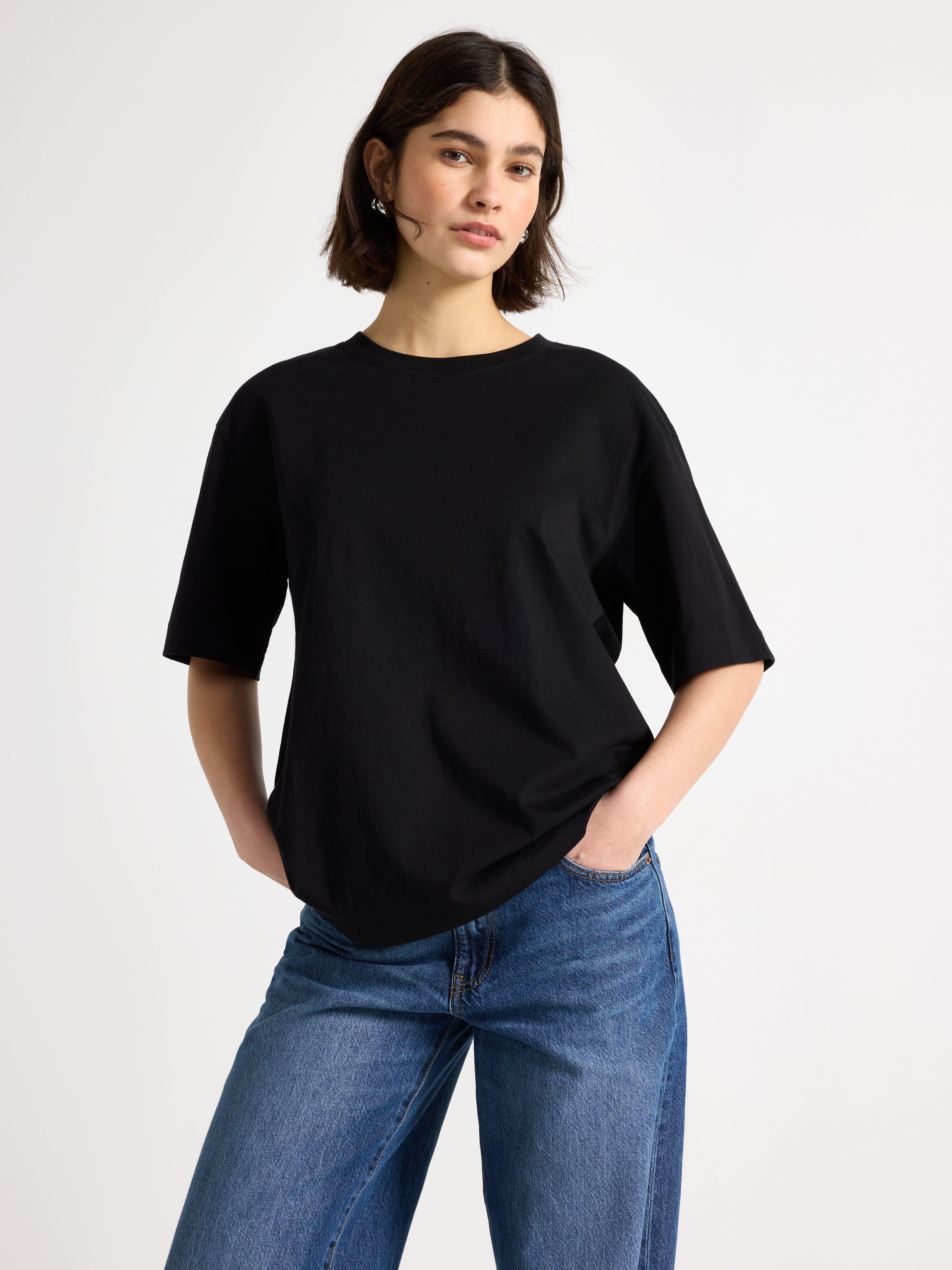 T-shirt - Dame - Svart