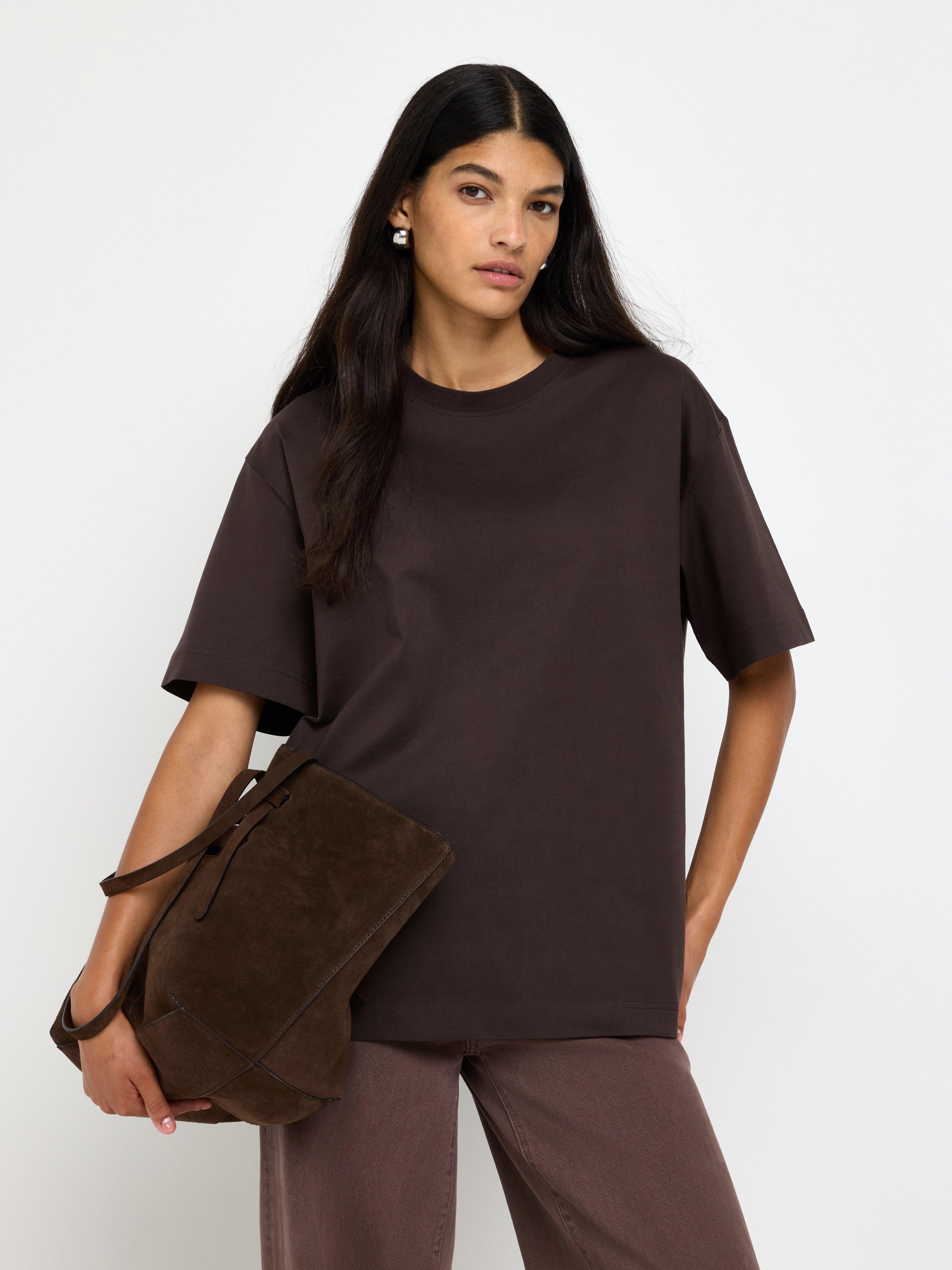 T-shirt -  - Brun