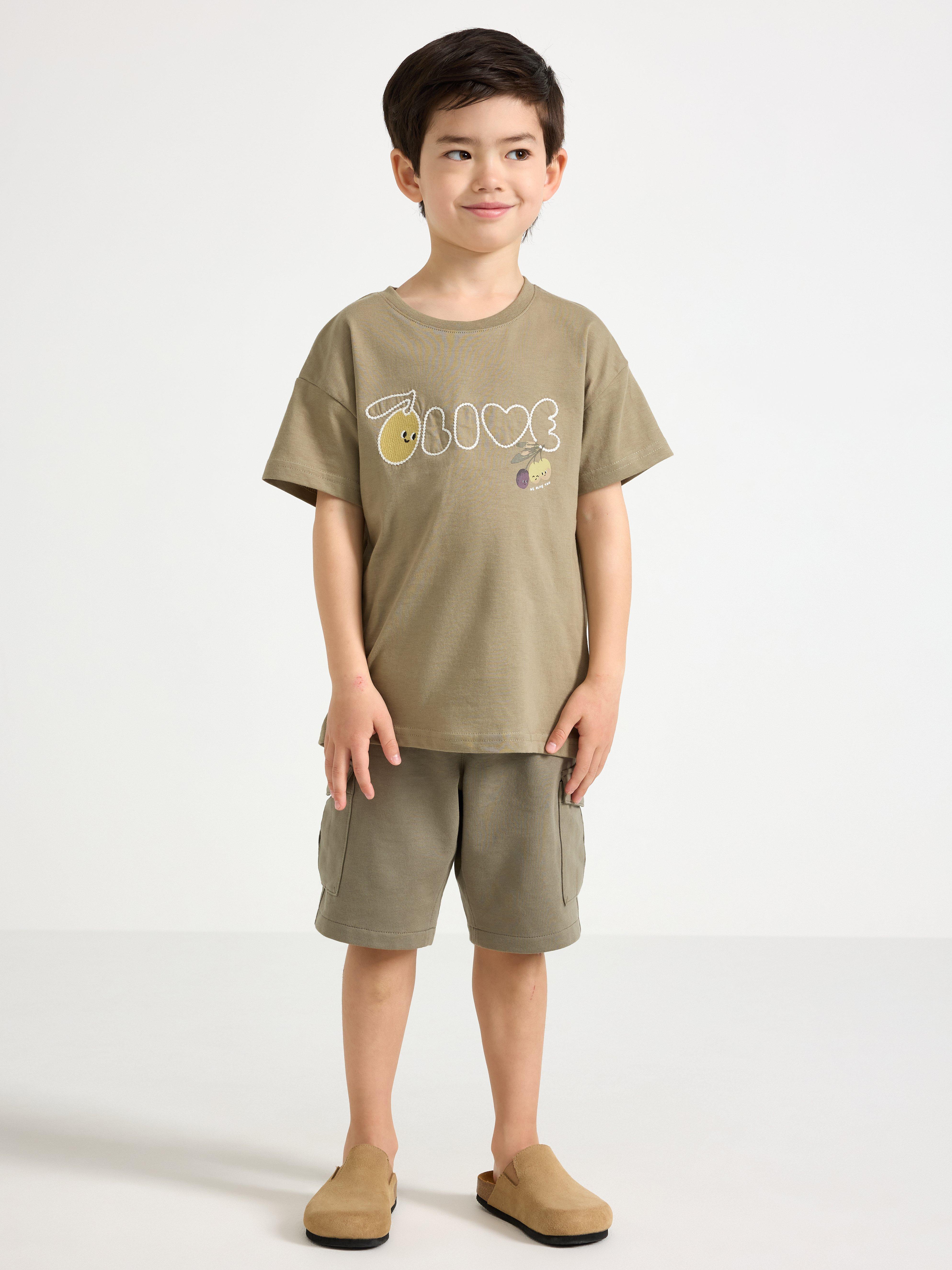 Shorts - Børn - Grøn