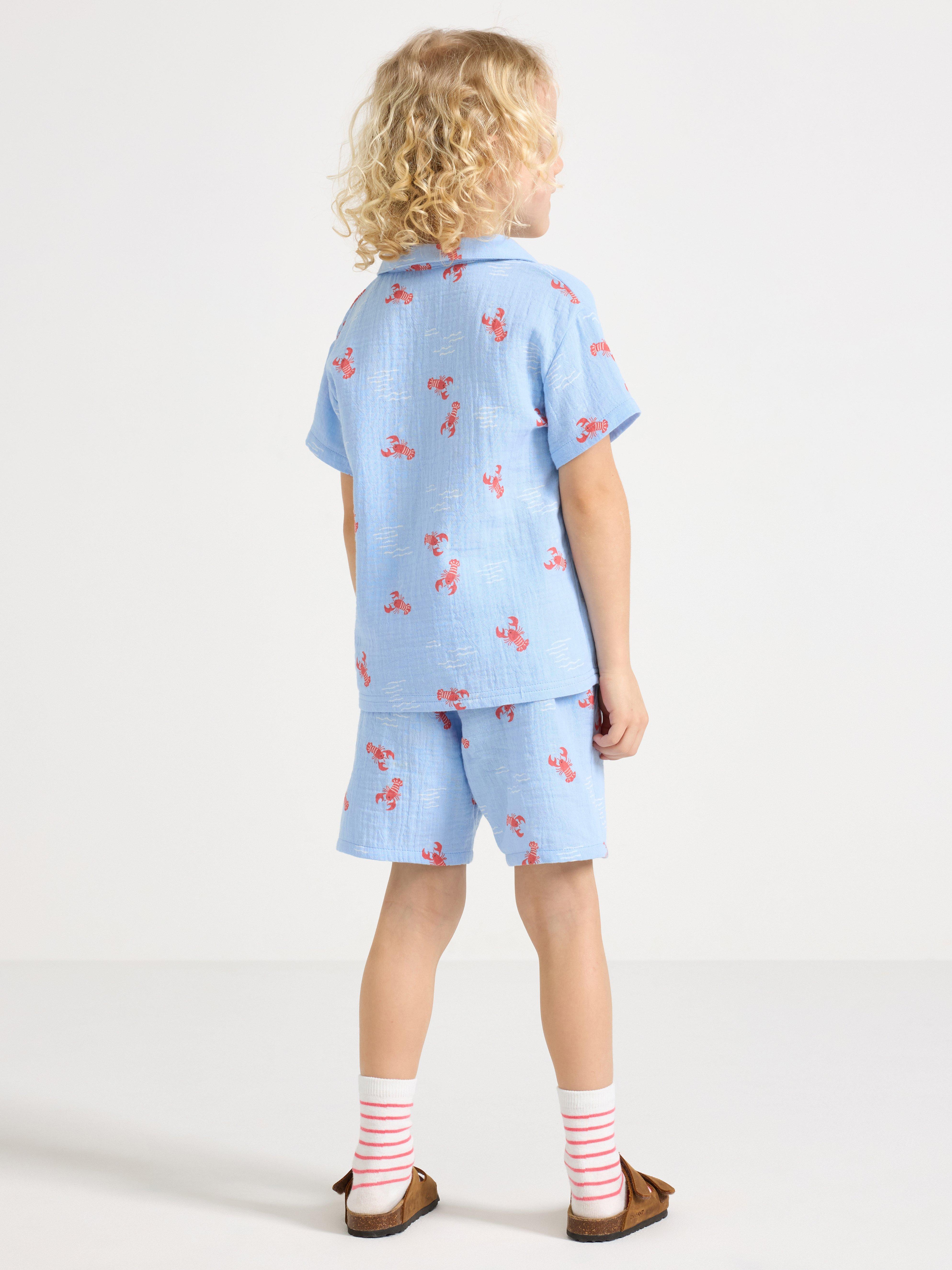 Shorts - Børn - Blå