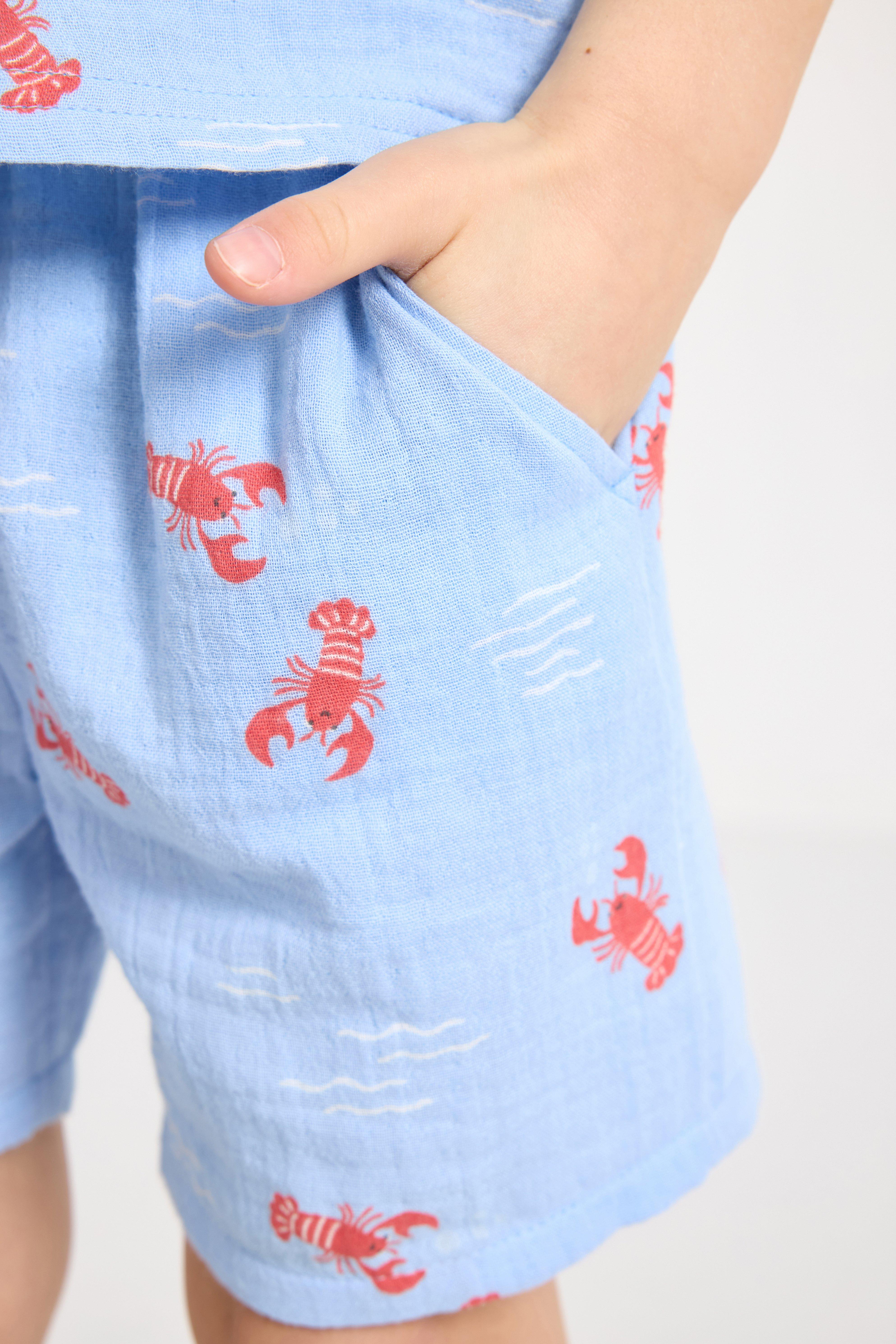 Shorts - Børn - Blå