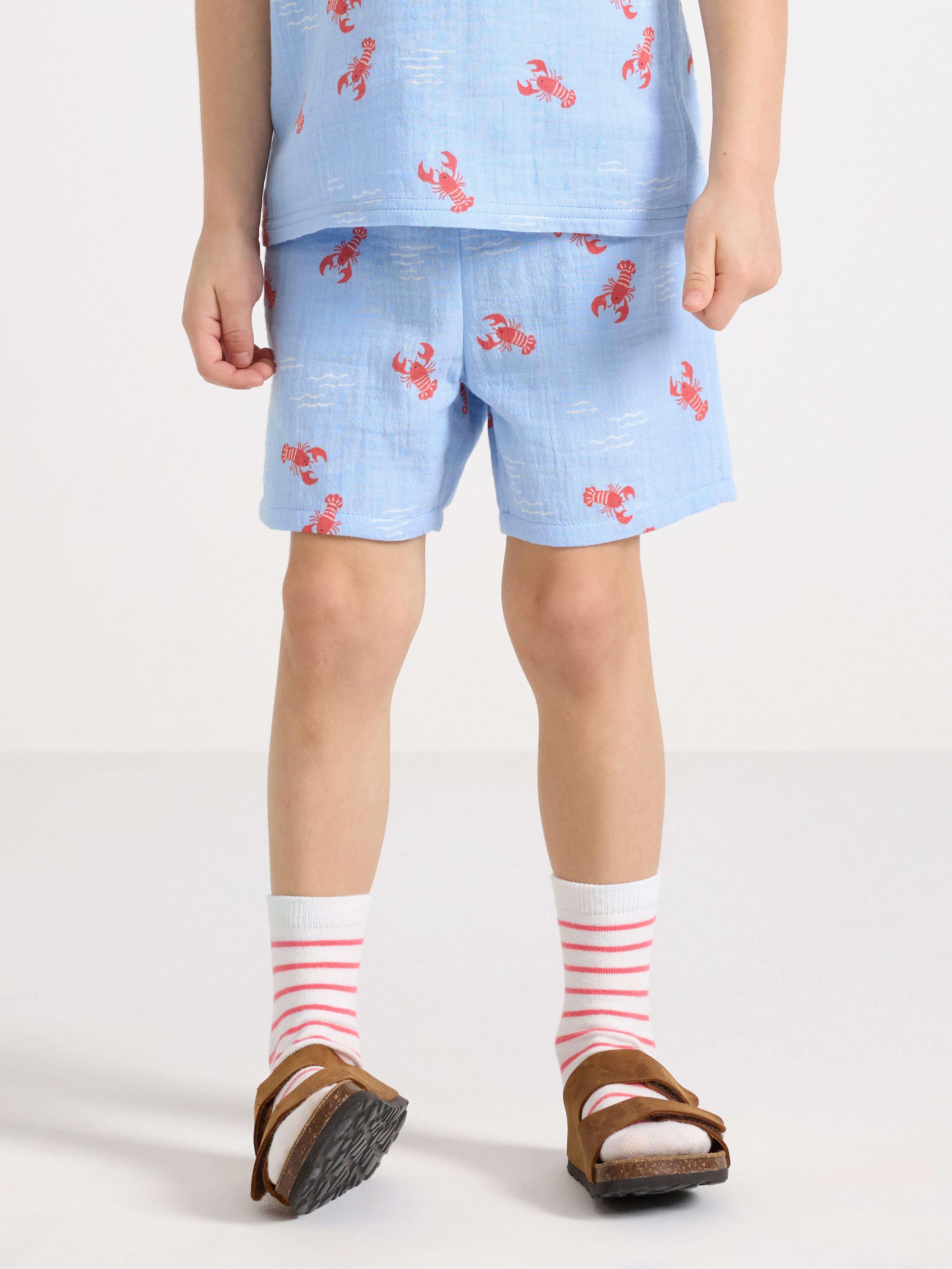 Shorts - Børn - Blå