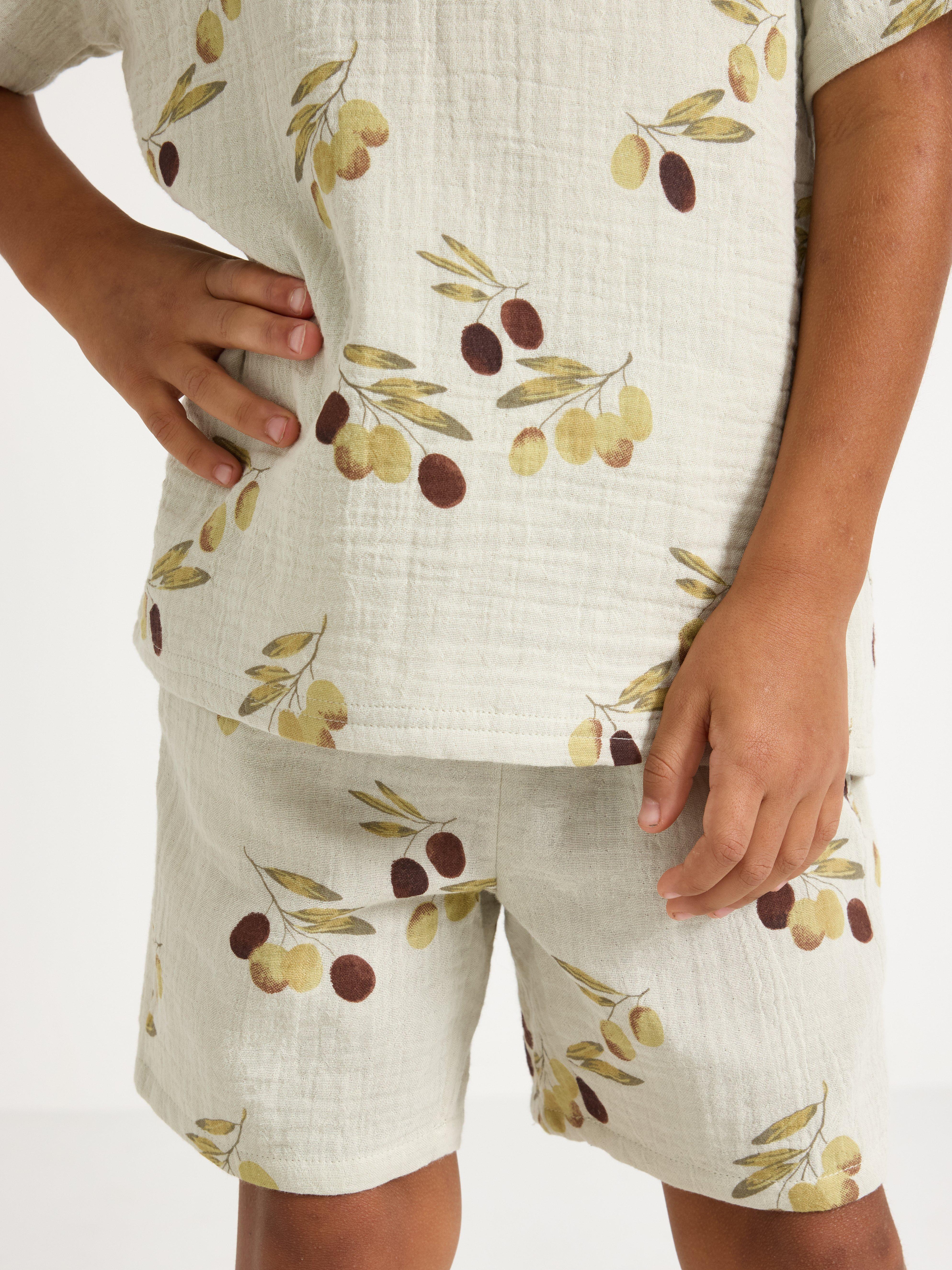 Shorts - Børn - Grøn