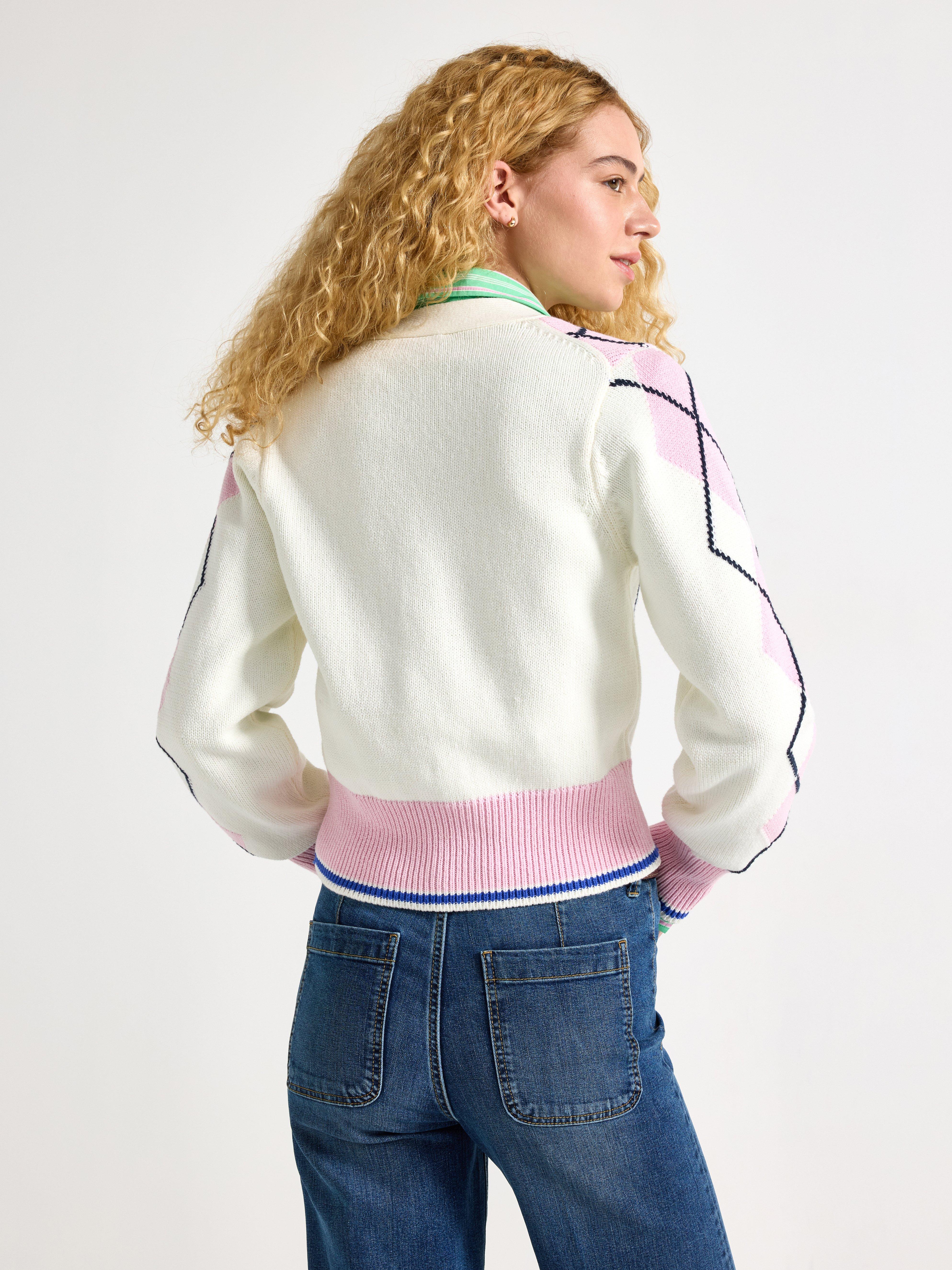 Cardigan - Dam - Vit