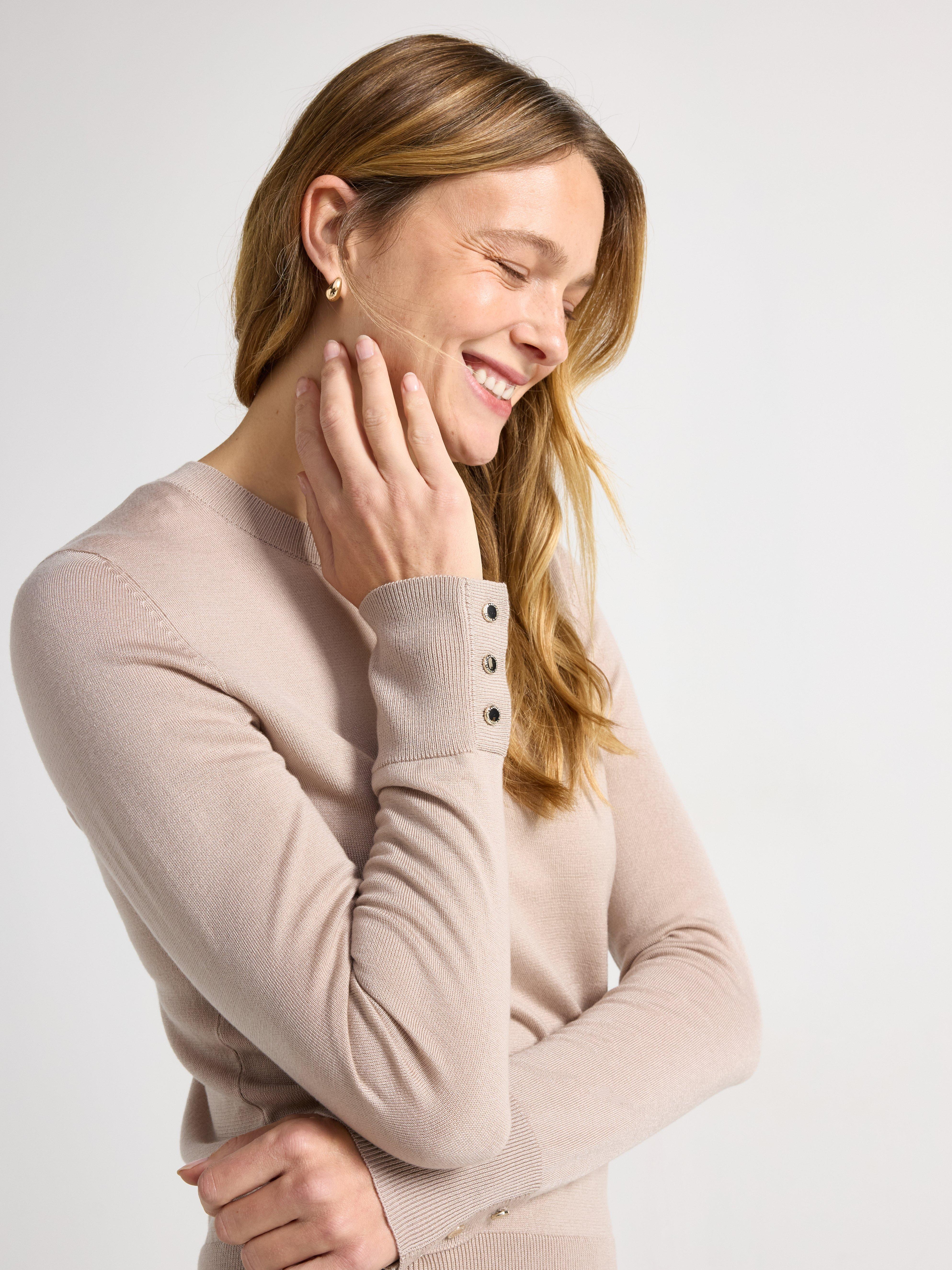 Sweater - Womens Wear - Beige