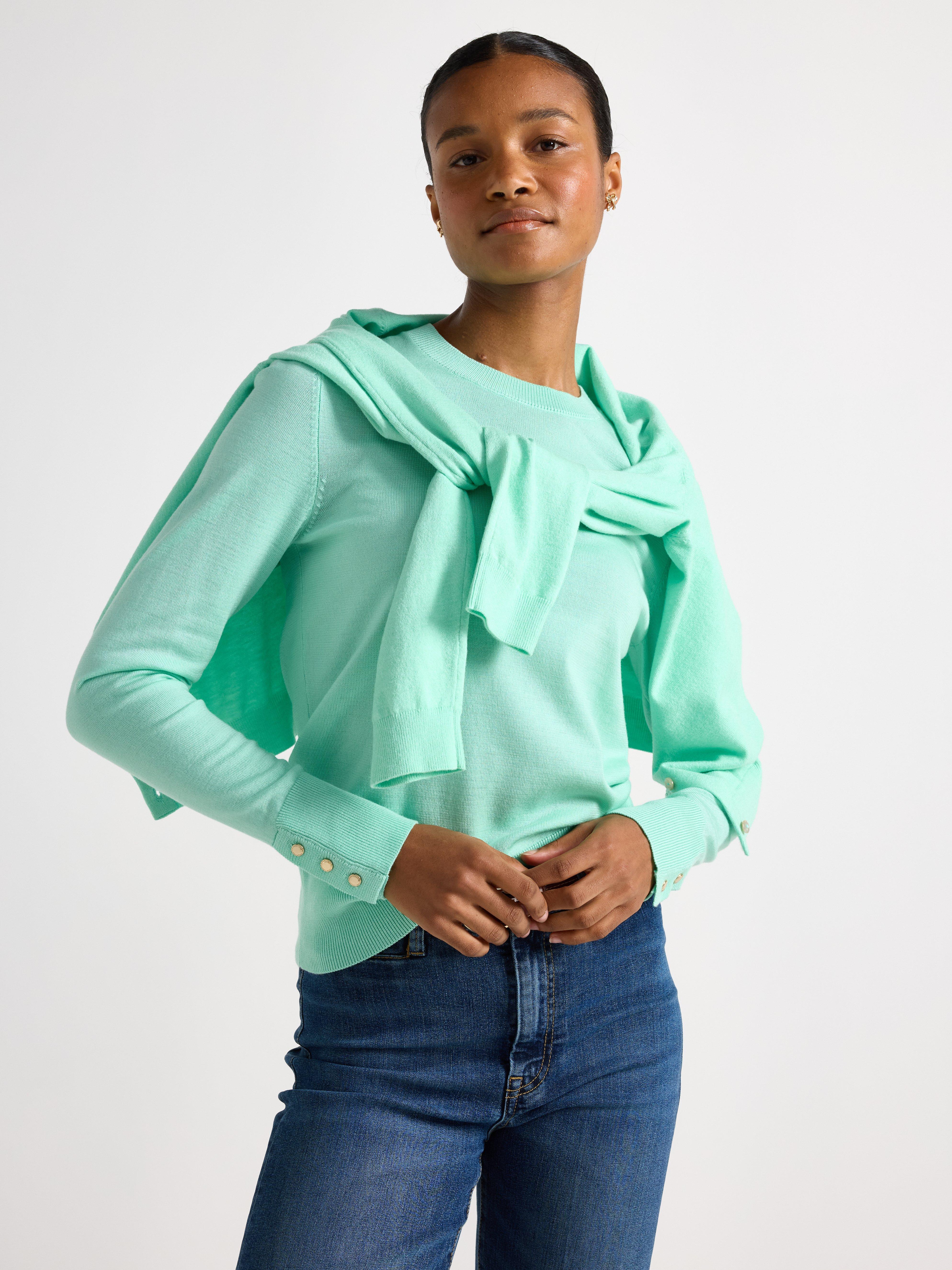 Sweater - Dame - Turkis