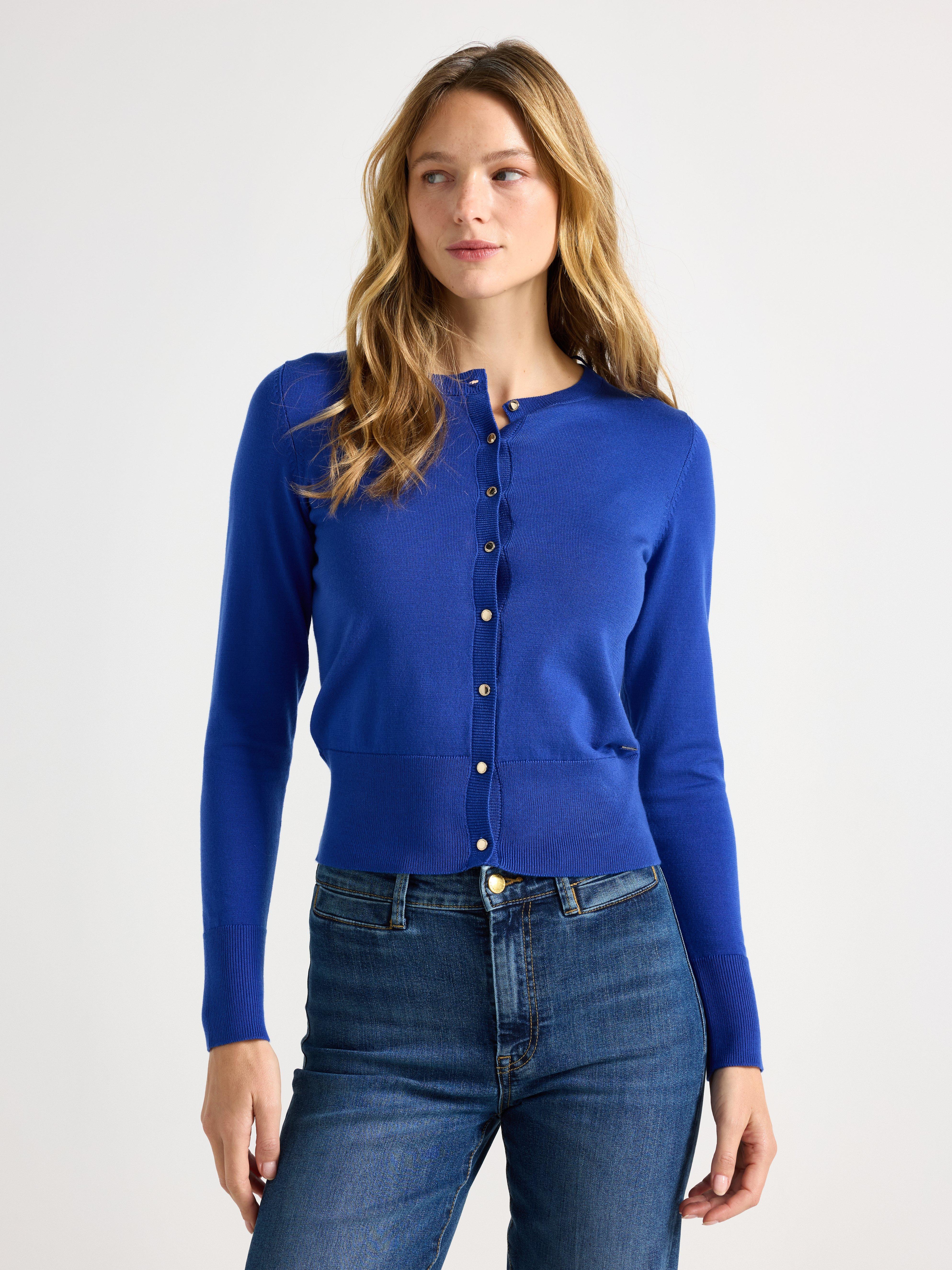 Cardigan - Womens Wear - Blue