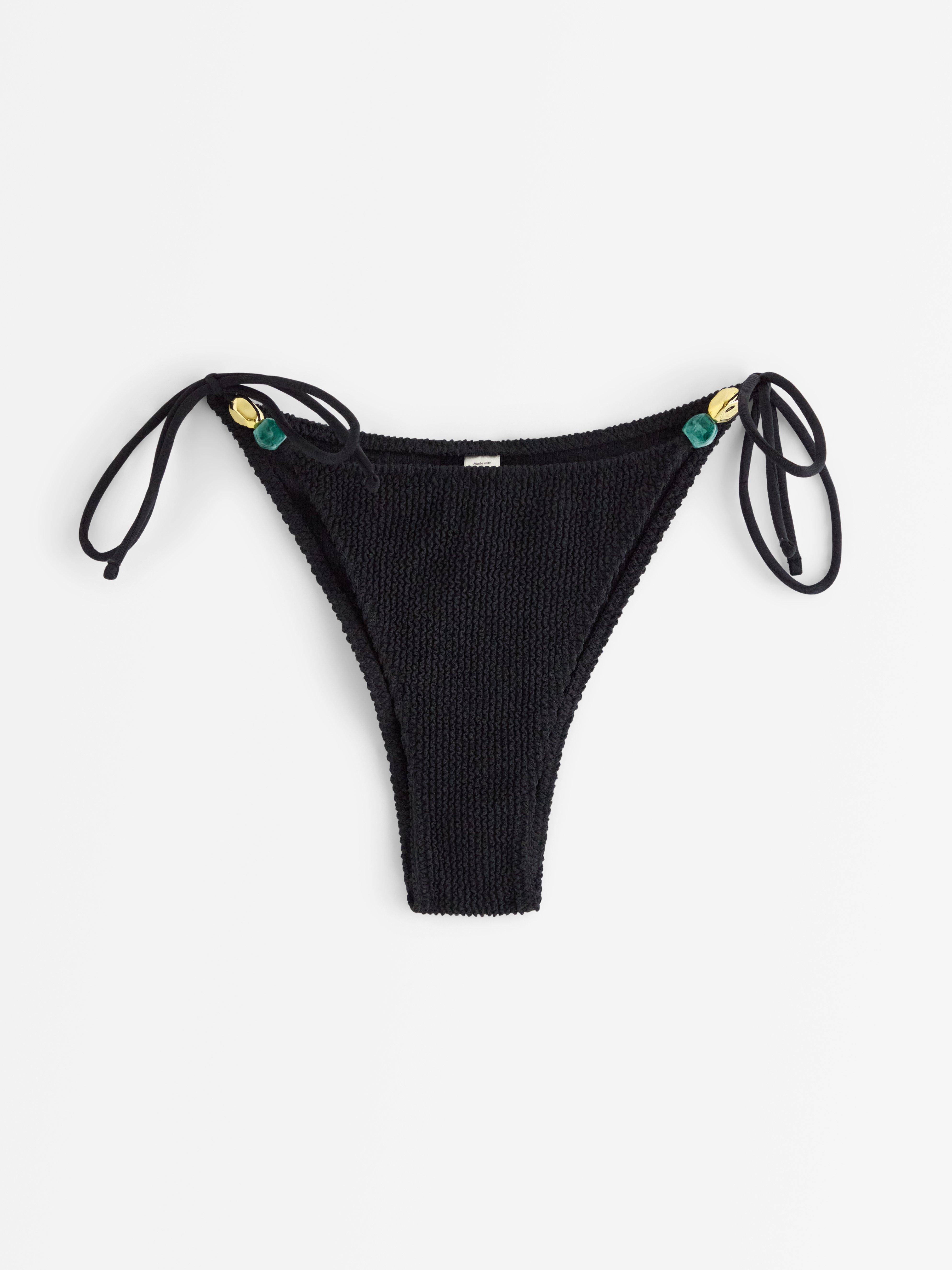 Bikini s klasickým pasem - Spodní prádlo - Černá